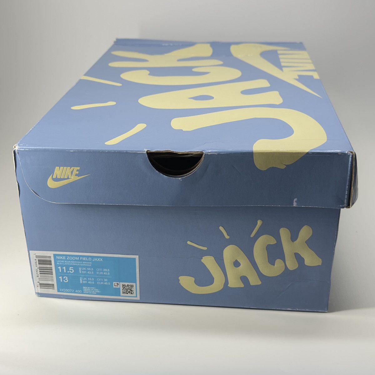 Nike × Travis Scott TRAVIS SCOTT X ZOOM FIELD JAXX 'LECHE BLUE' Size US 11.5 / EU 44-45 - 14 Thumbnail