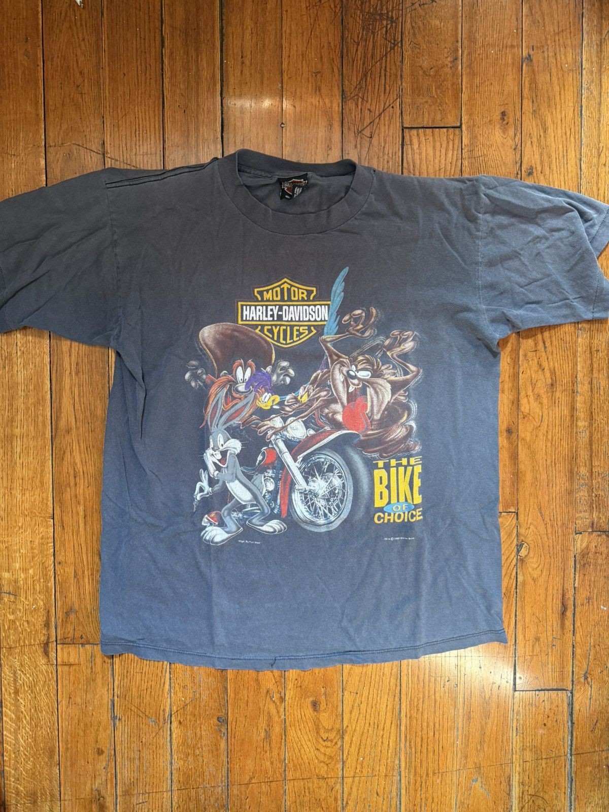 Harley Davidson VTG Harley Davidson Looney Tunes T Shirt Size US M / EU 48-50 / 2 - 1 Thumbnail