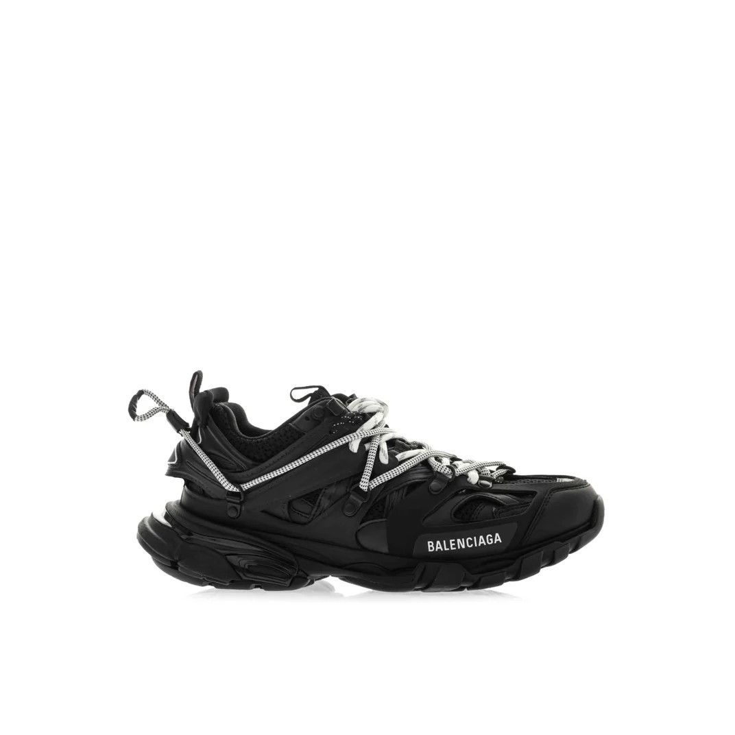 BALENCIAGA Track Trail Laces $1250 Men's Black/White Sneaker