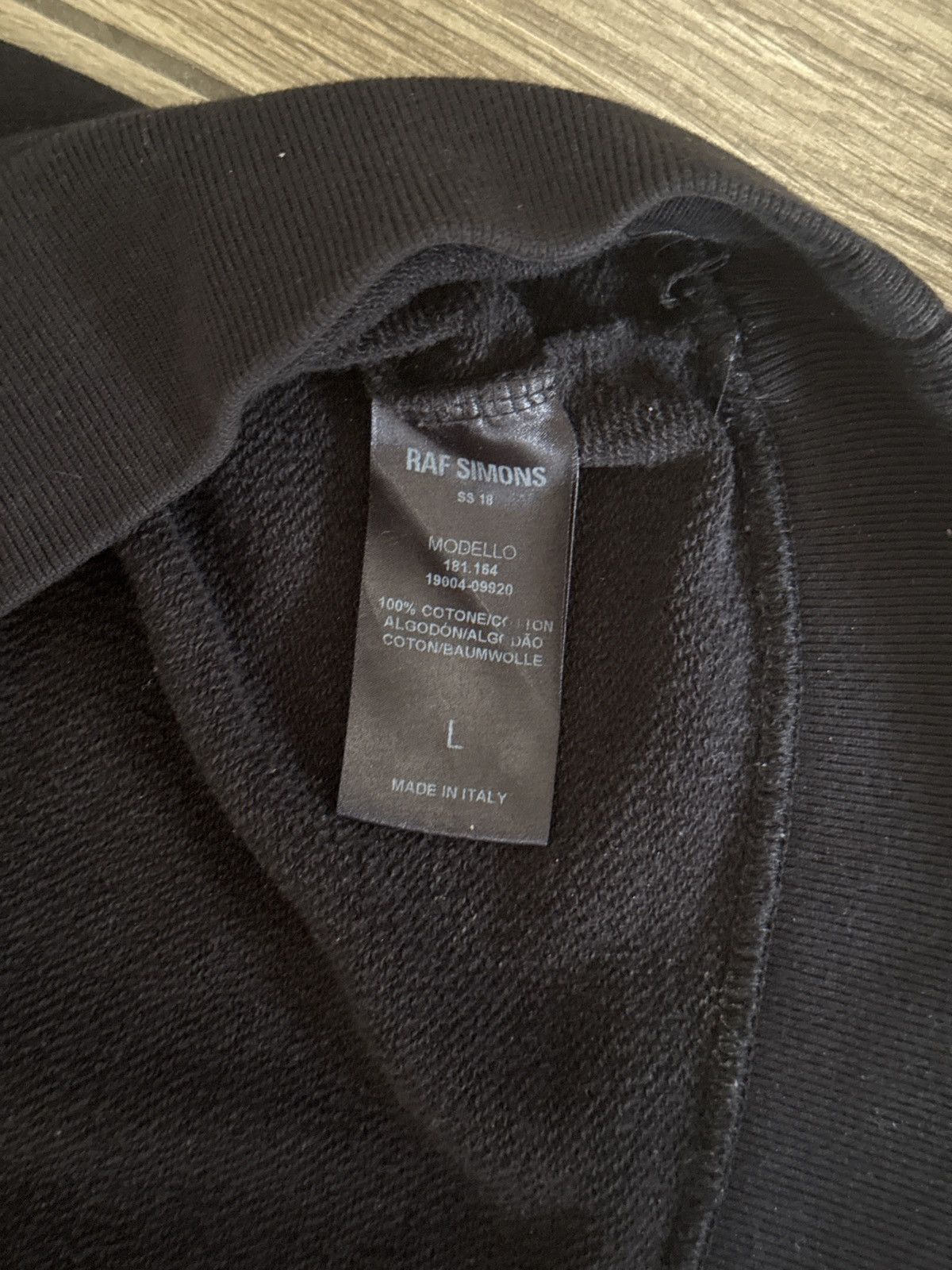 Raf Simons Raf Simons SS/18 “Black Reference List” Hoodie Size US L / EU 52-54 / 3 - 4 Thumbnail