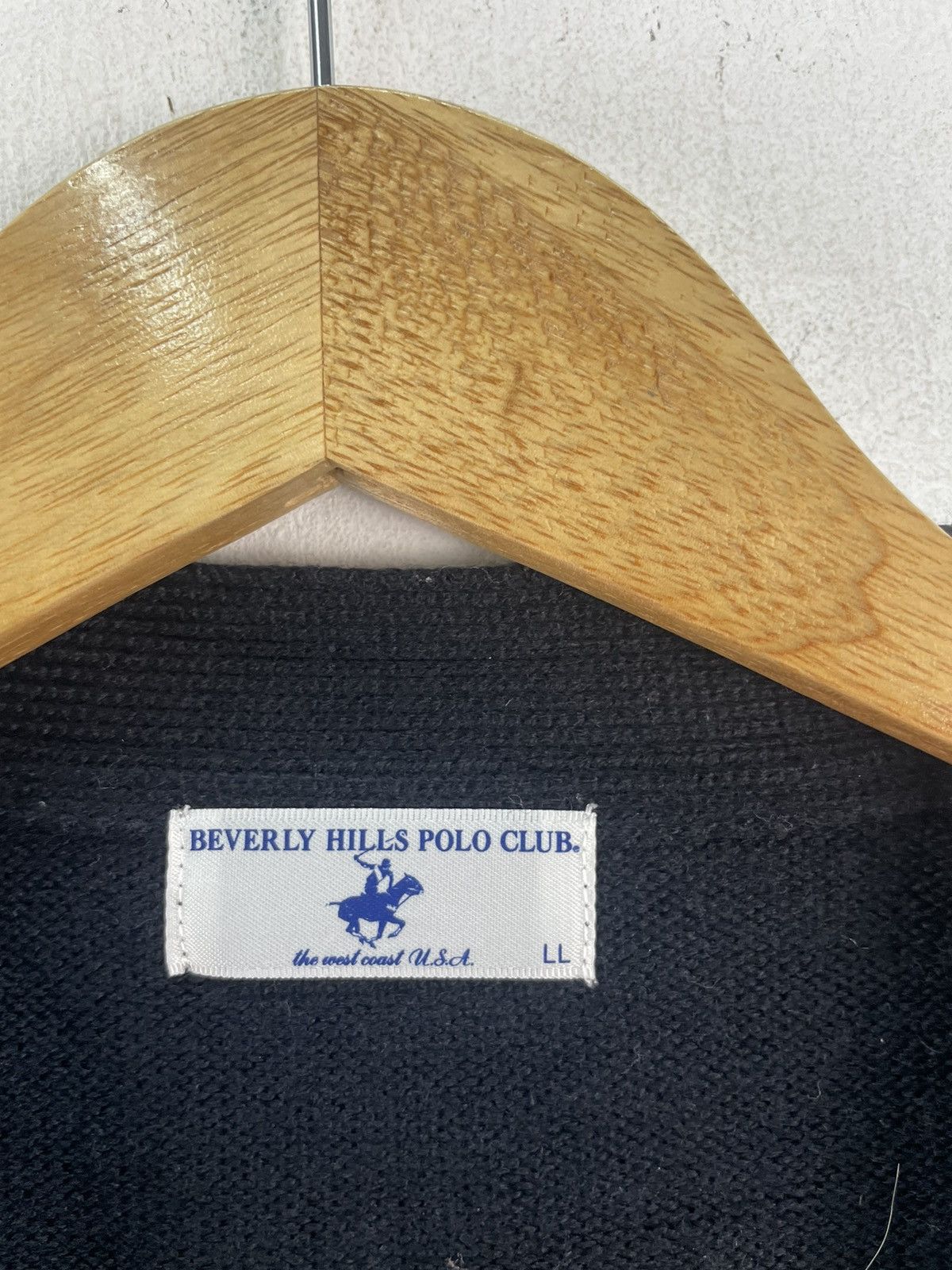 Beverly Hills Polo Club × Vintage Vintage Beverly Hills Polo Club Cardigan Jacket Size US L / EU 52-54 / 3 - 5 Thumbnail