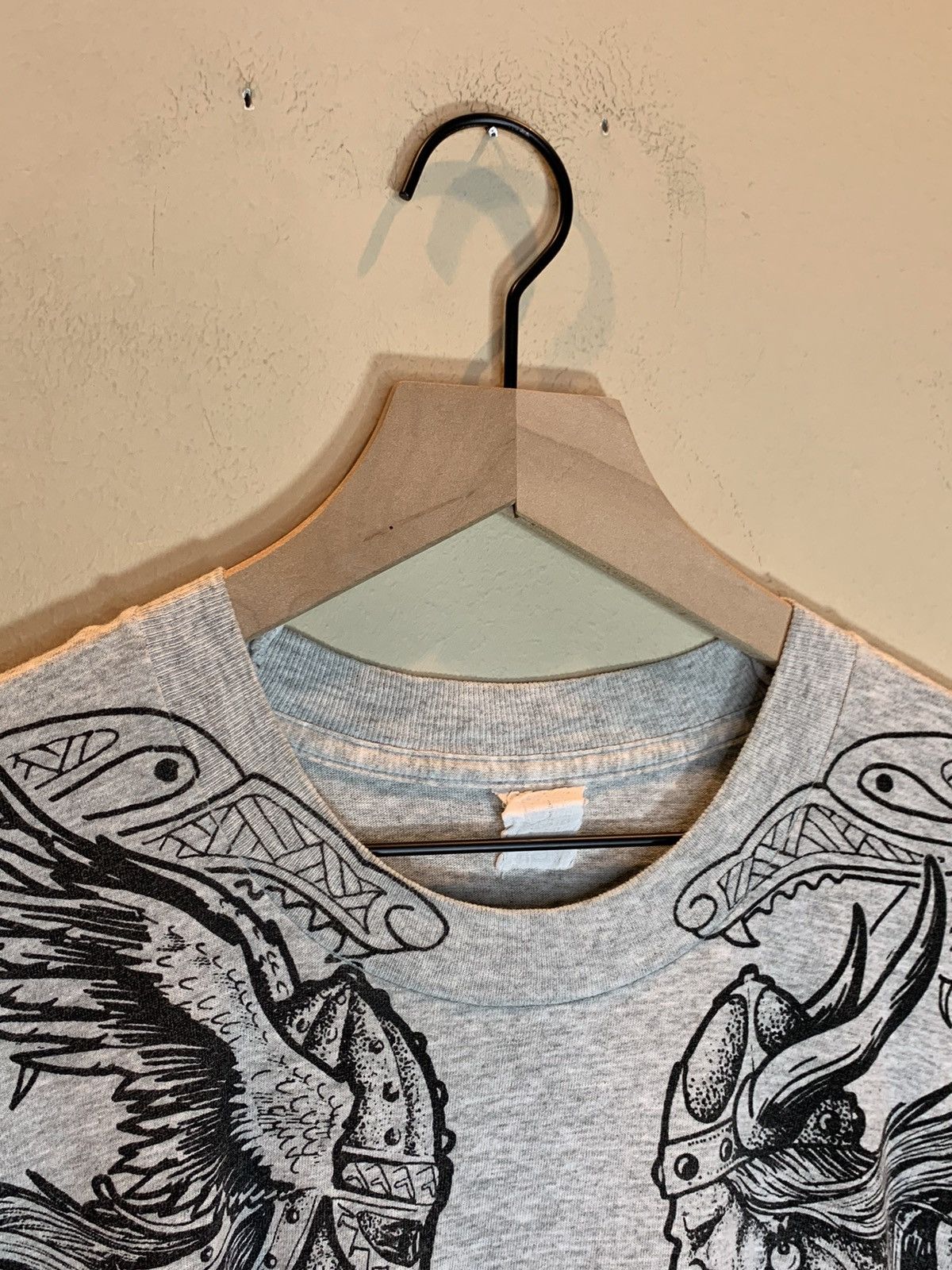 Vintage RARE* Vintage 70’s Odin Norse Viking Art Single Stitch Shirt Size US L / EU 52-54 / 3 - 8 Thumbnail