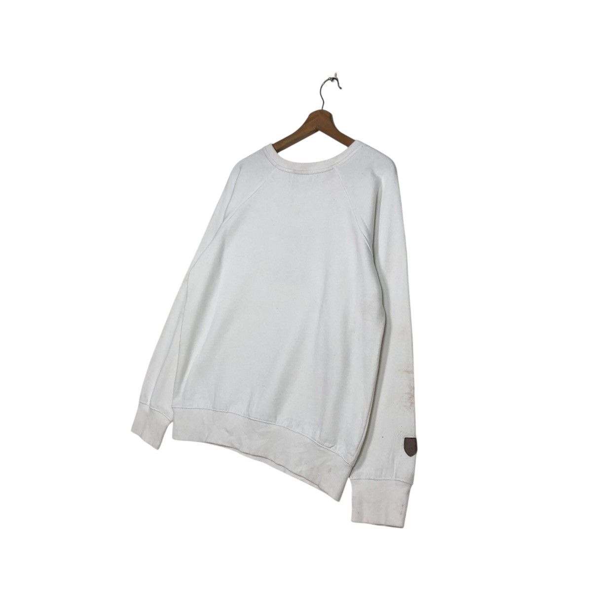 Japanese Brand × Vintage 📌Vintage Sweatshirt Rich White K.Swiss Small Pony Size US L / EU 52-54 / 3 - 11 Thumbnail