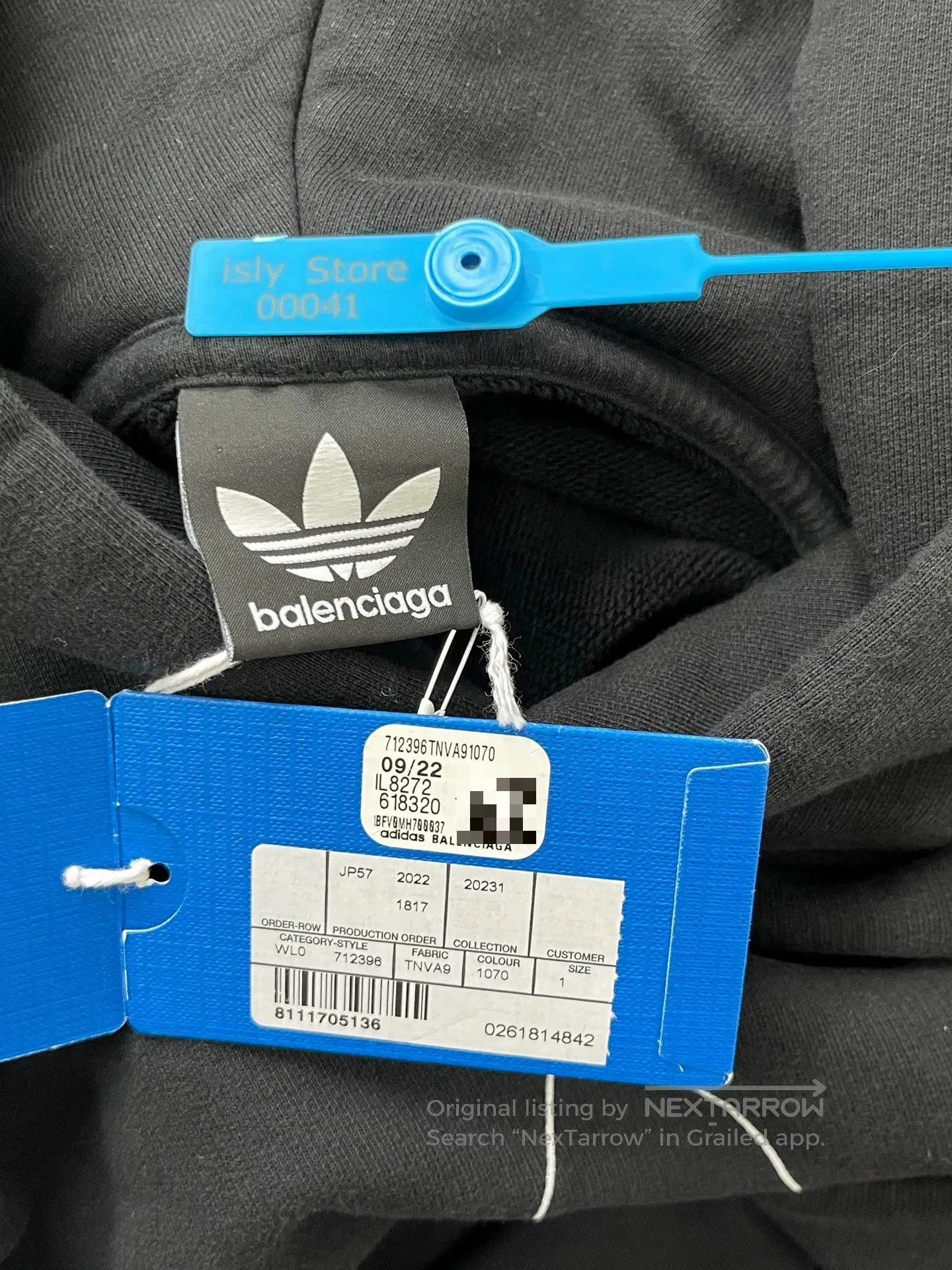 Balenciaga balenciaga x adidas logo hooded sweatshirt. Size US S / EU 44-46 / 1 - 4 Thumbnail