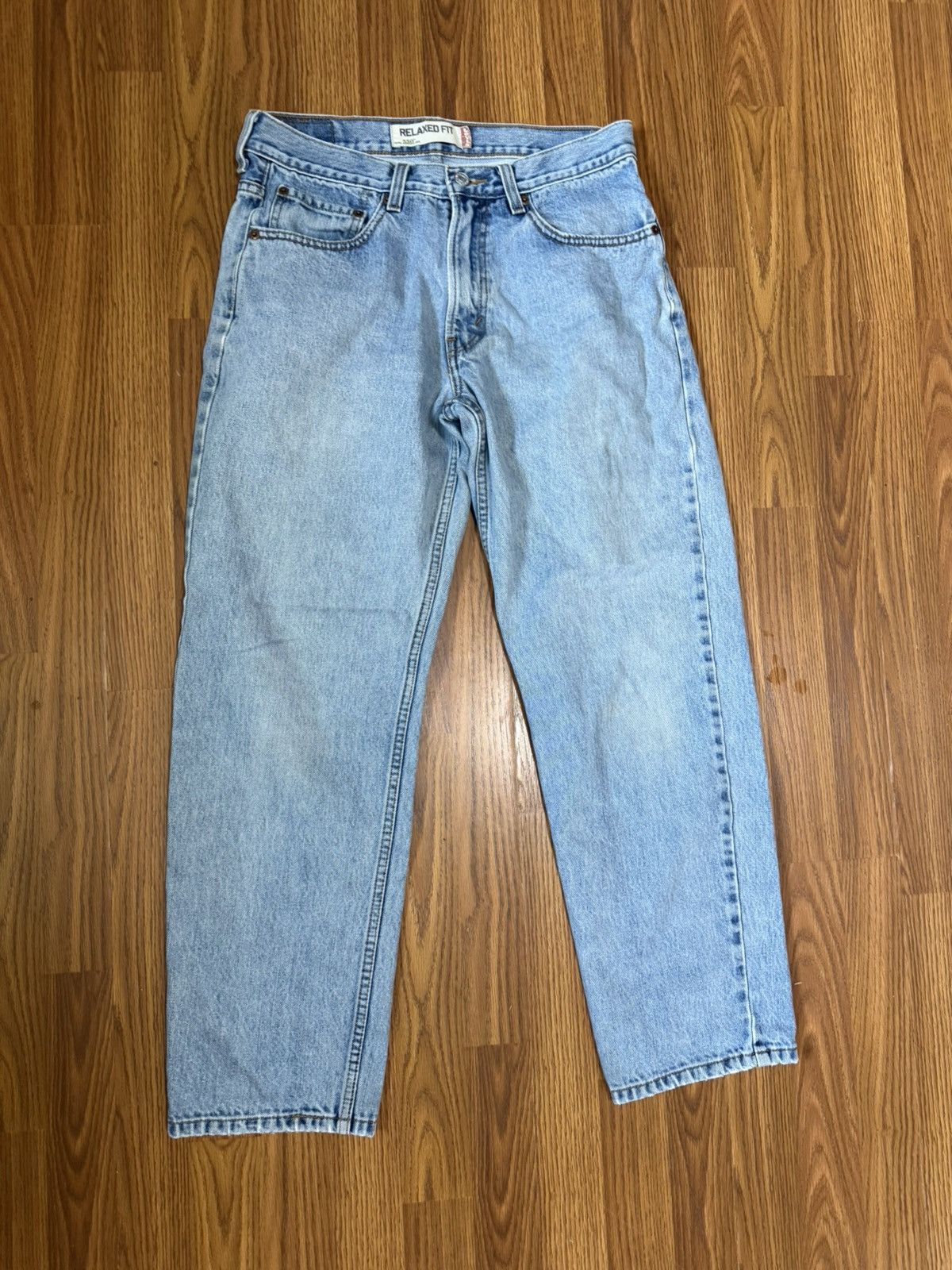 Levi's Levi’s 550 Relaxed Fit Y2K Light Wash Straight Jeans 32x30 Size US 32 / EU 48 - 2 Thumbnail