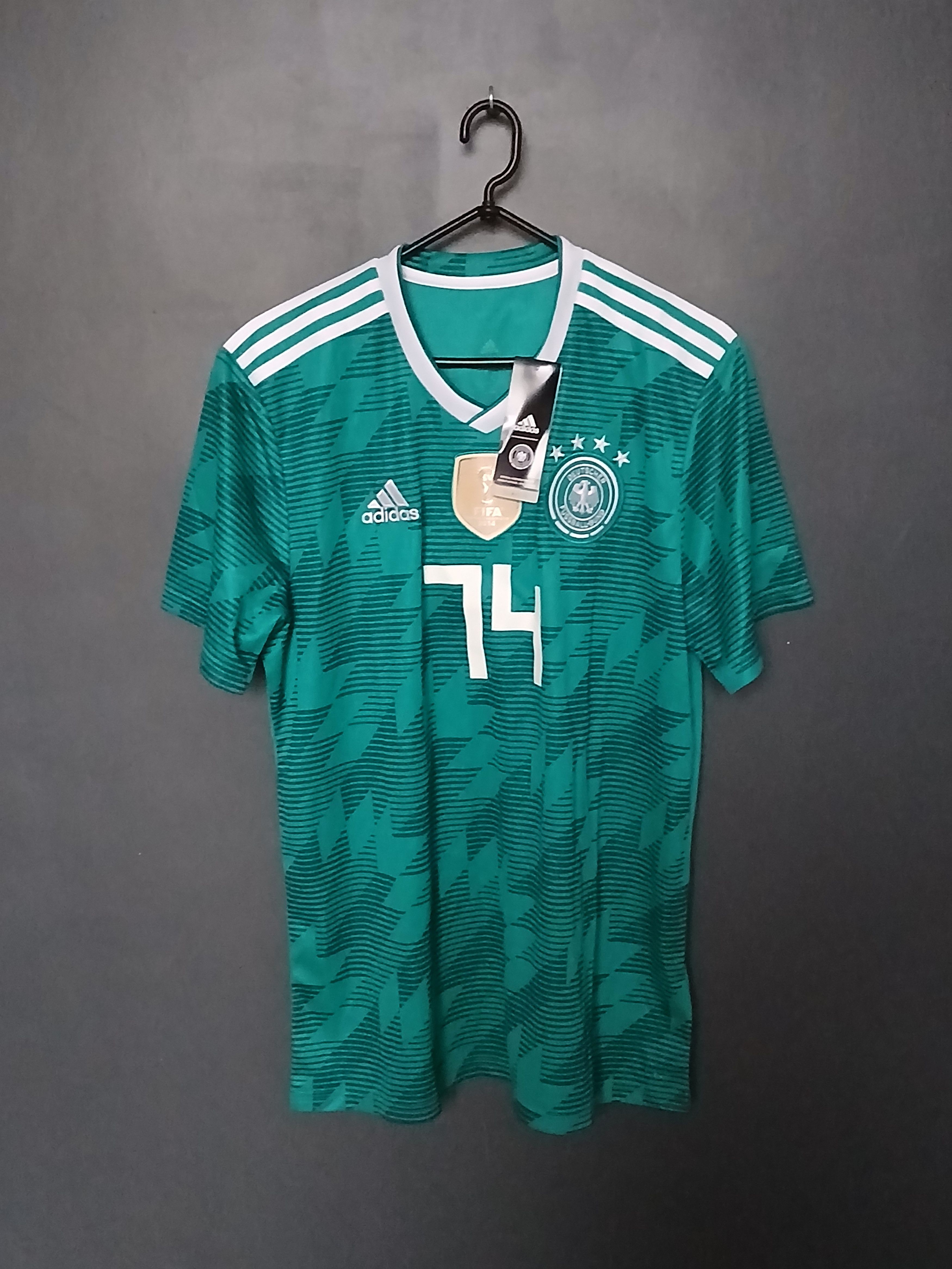 Adidas New Germany National Football Team 18/19 Away Jersey T-Shirt Size US L / EU 52-54 / 3 - 1 Thumbnail