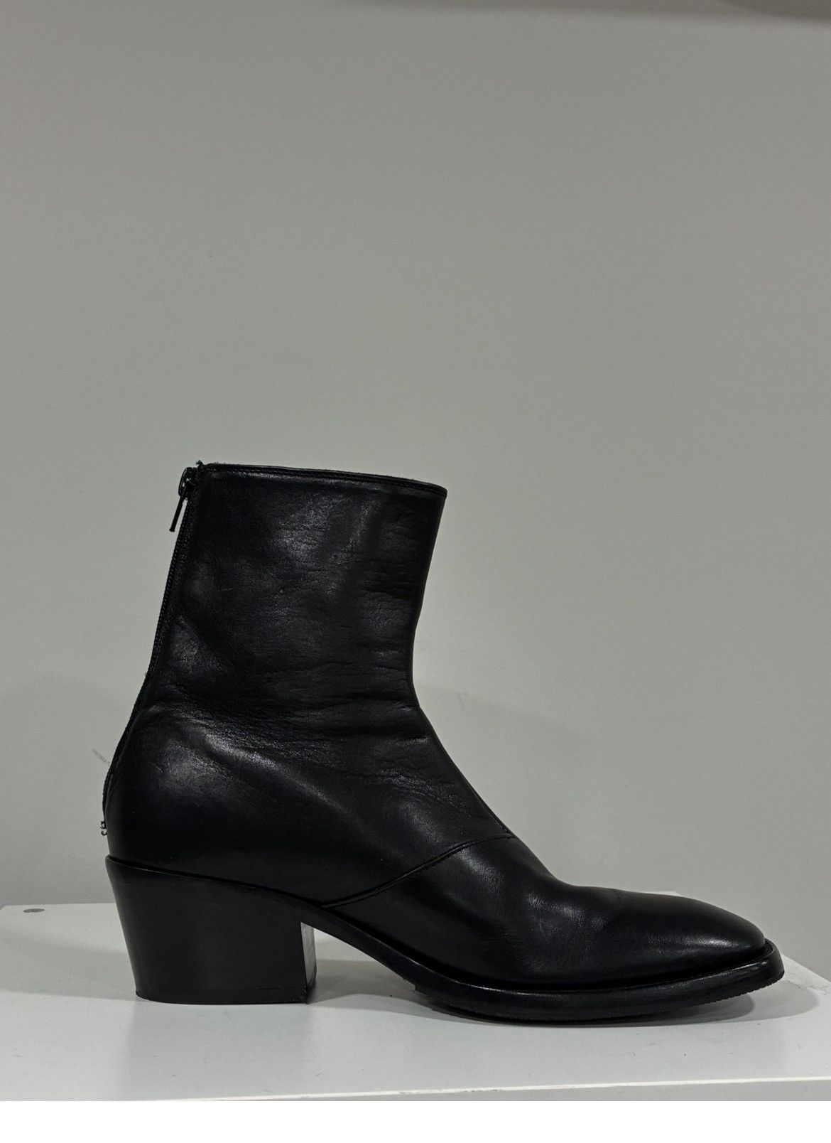 Acne Studios Square Toe Leather Boot. Size US 8 EU 41 Size US 8 / EU 41 - 2 Thumbnail