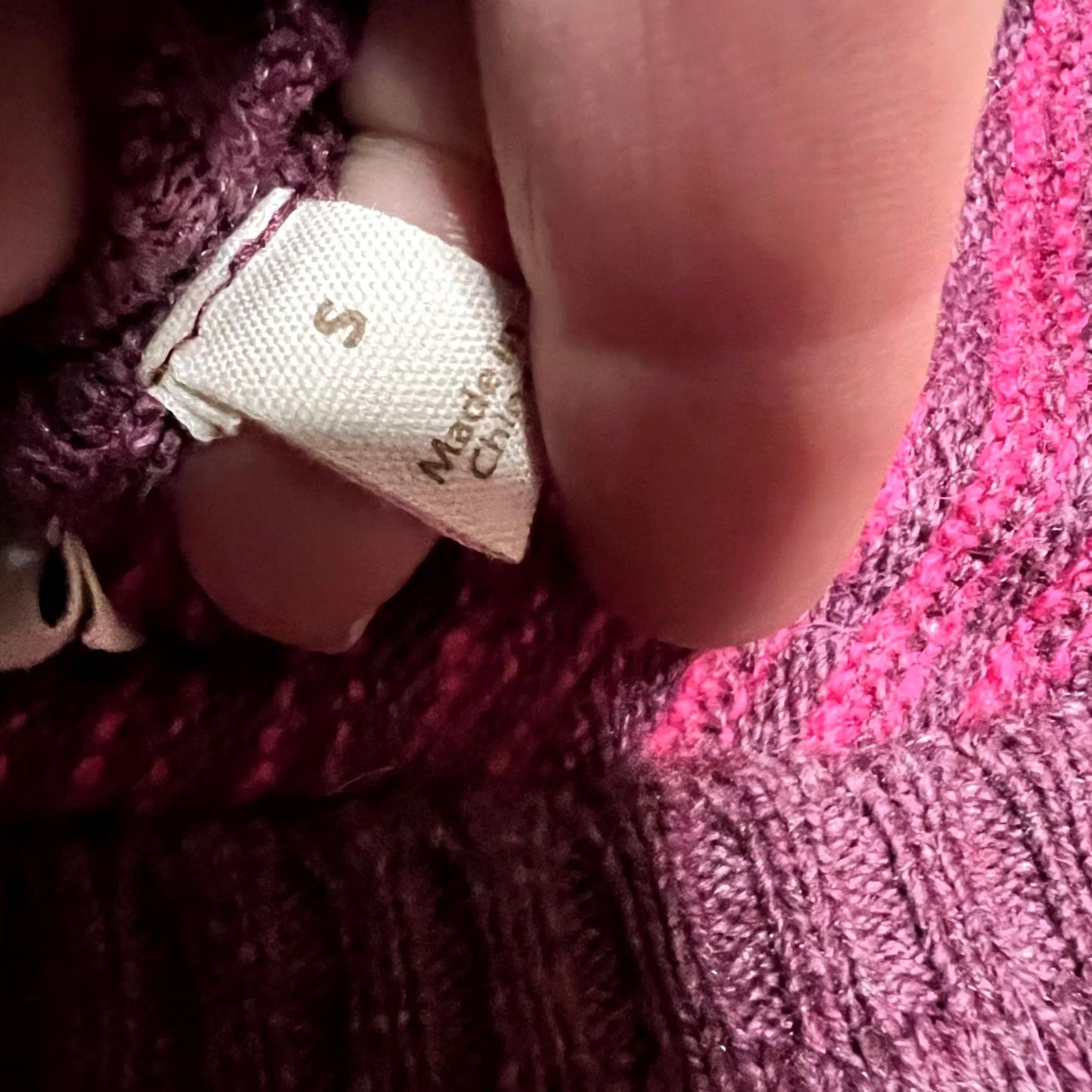 Soft Surroundings SOFT SURROUNDINGS Sweater Womens Small Pink Purple Boxy Wool Alpaca Knit V-Neck Pullover Women S Pink Purple Boxy Wool Alpaca Knit V-Neck Size S / US 4 / IT 40 - 7 Thumbnail