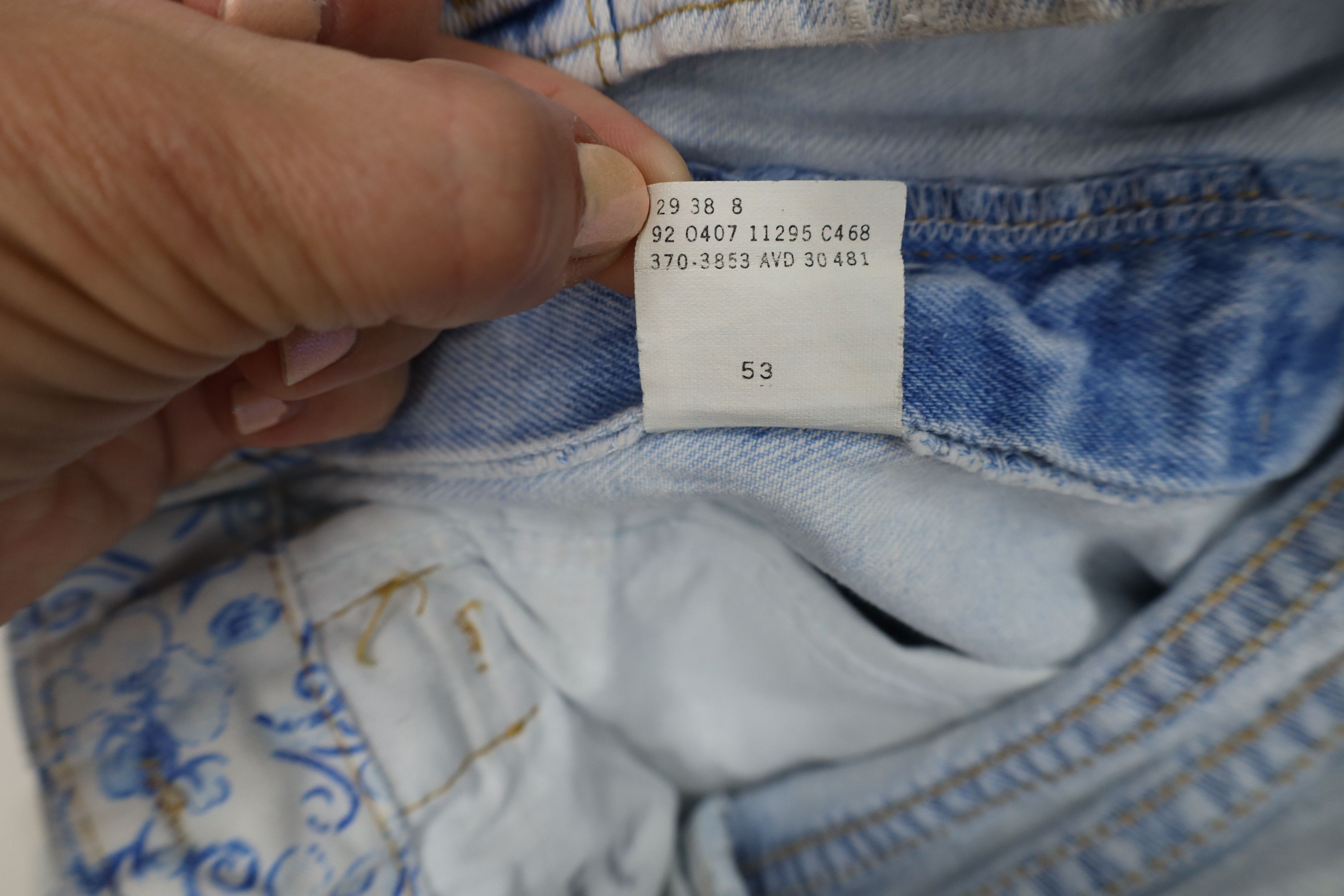 Lee Vintage 80s 90s Lee Wash High Waisted Denim Shorts Blue USA Size 32" / US 10 / IT 46 - 10 Thumbnail
