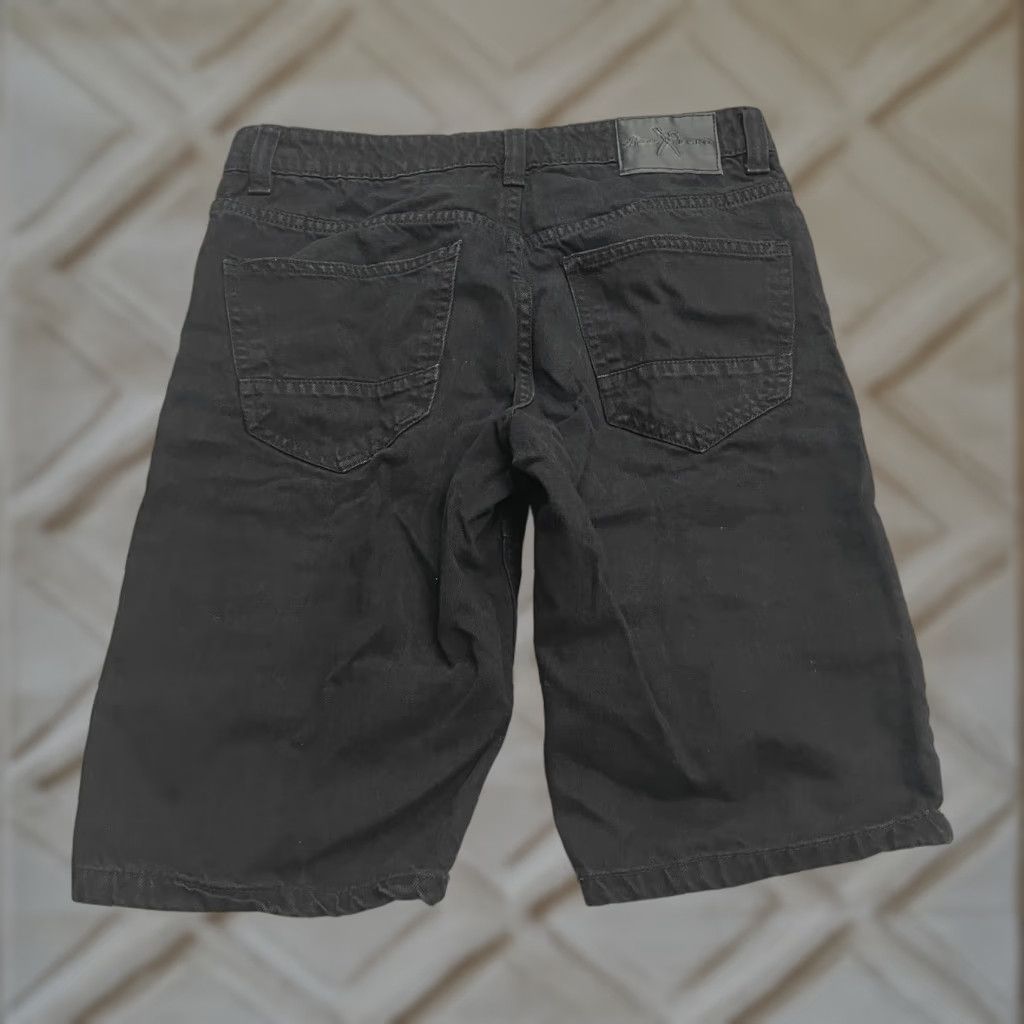 Denime Marc Ecko Jeans Shorts Bermuda Denim Mens 29 Black 5-Pocket Distressed Casual 12in Inseam 32 Waist Fashion Brand Outdoor Vintage: No Size US 29 - 1 Thumbnail