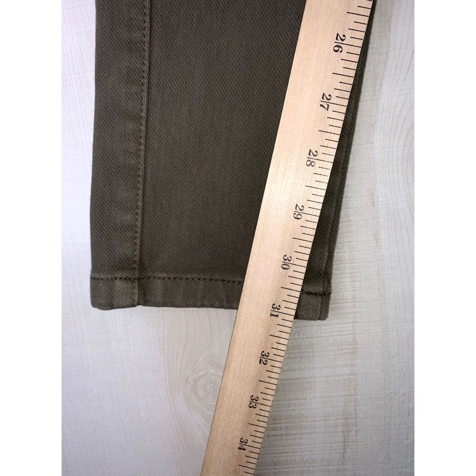 J.Crew J.CREW Womens Weathered Green Stretch Skinny Denim Jeans Sz 28-5886 Size 28" / US 6 / IT 42 - 5 Thumbnail