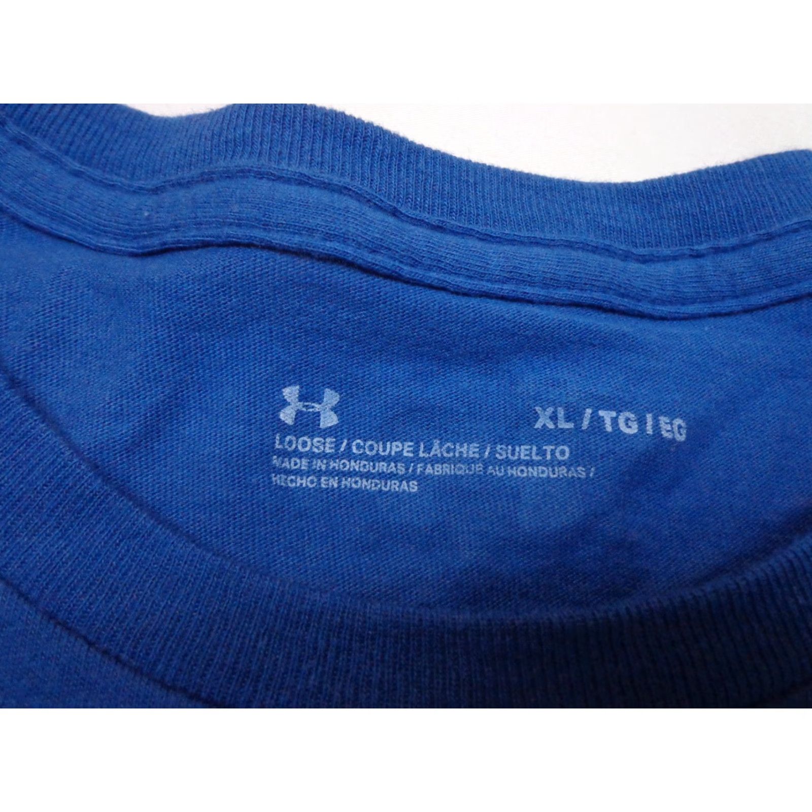 Under Armour Under Armour HeatGear T-Shirt Mens XL Loose Blue Kettlebells Burgers Logo Gym & Training Short Sleeve Pullover Crew Neck Size US XL / EU 56 / 4 - 3 Thumbnail