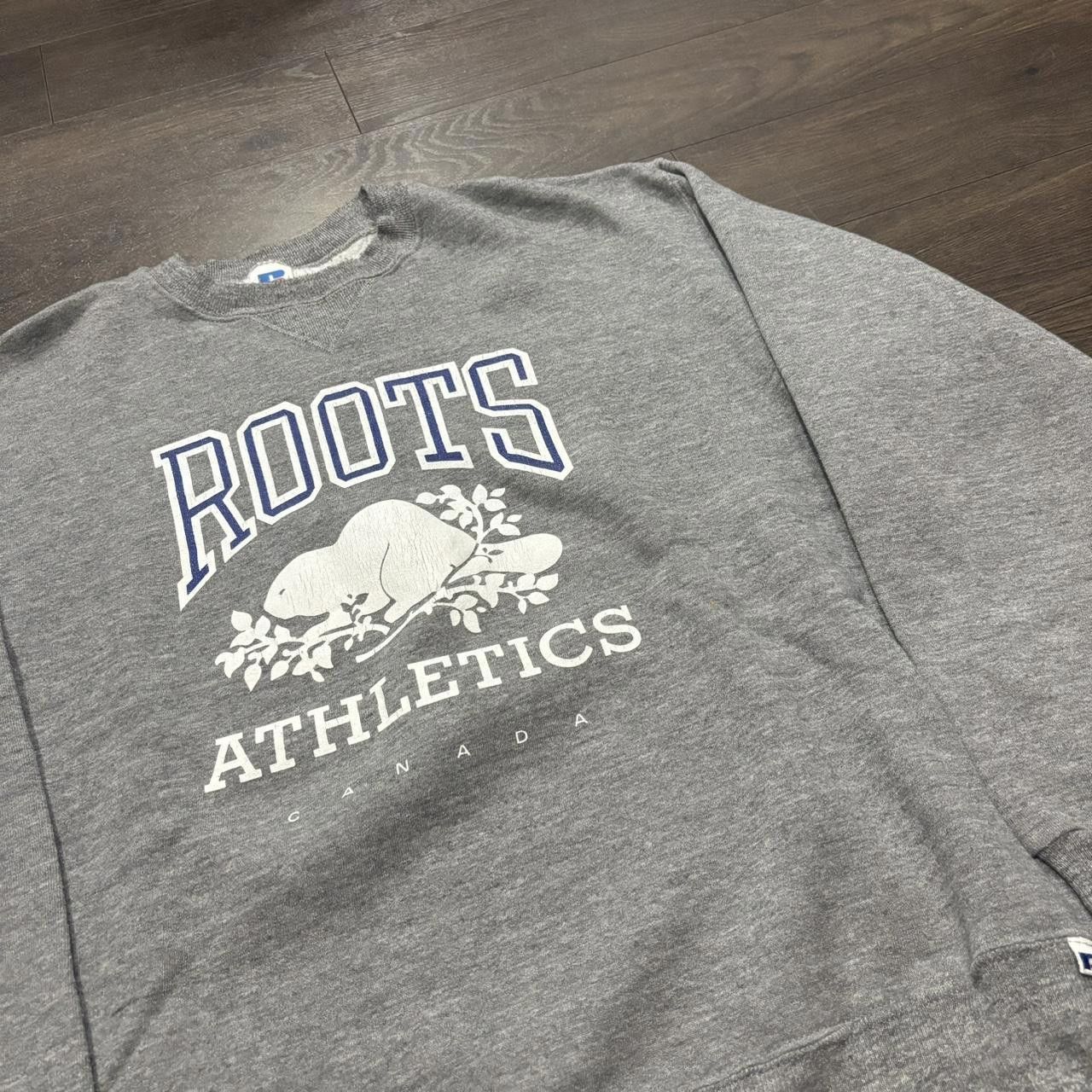Roots vintage roots athletics crewneck sweatshirt 90s L/XL Size US XL / EU 56 / 4 - 1 Thumbnail