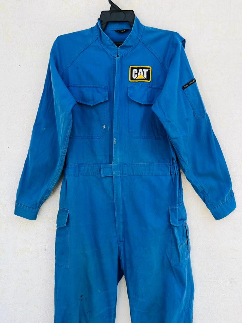 Japanese Brand Vintage Caterpillar Overall Japanese Designer Fashion Style Size US 33 - 3 Thumbnail