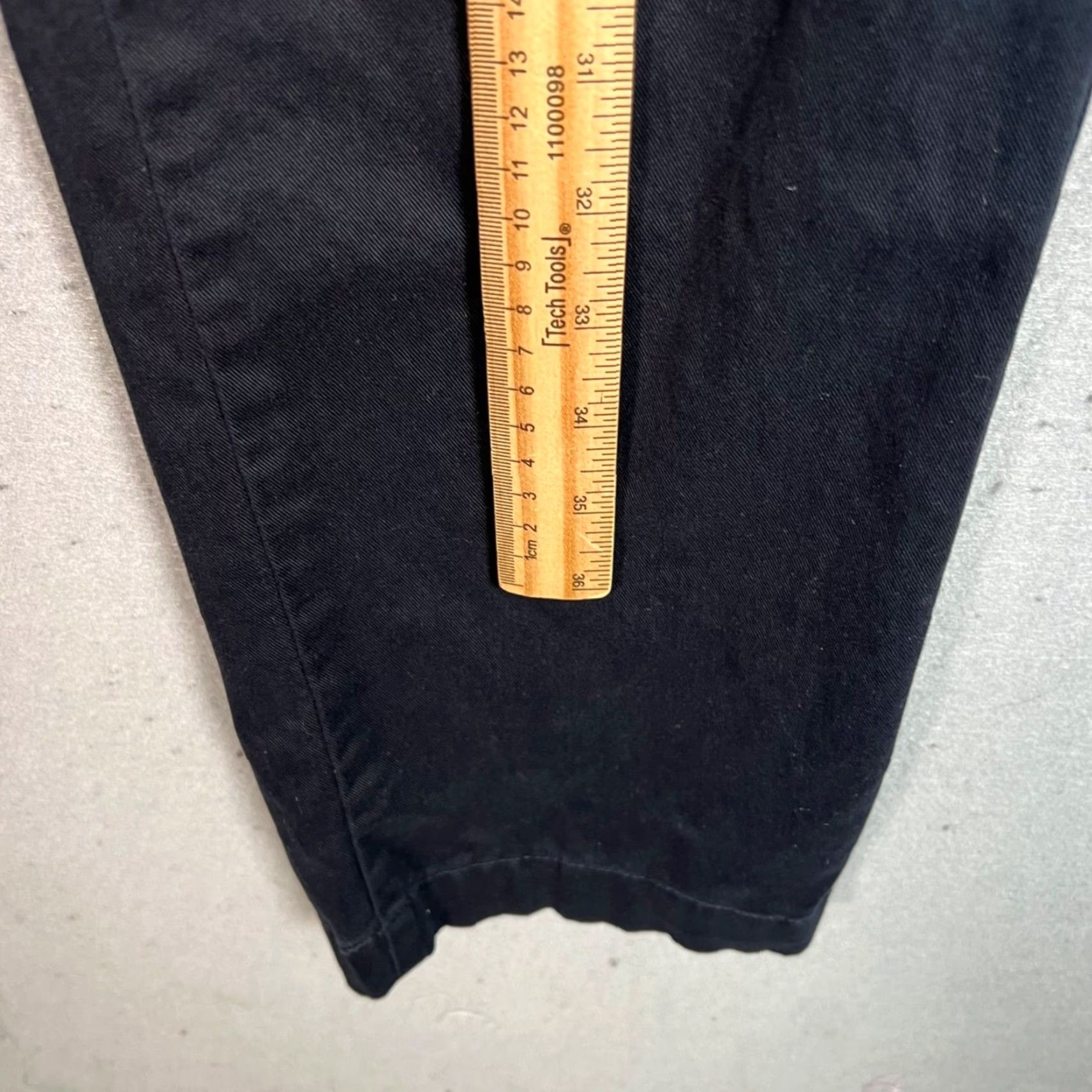 Uniqlo Uniqlo Mens Navy Blue Slim-Fit Chino Pants Size 32 x 36 Cotton Blend Size US 32 / EU 48 - 5 Thumbnail