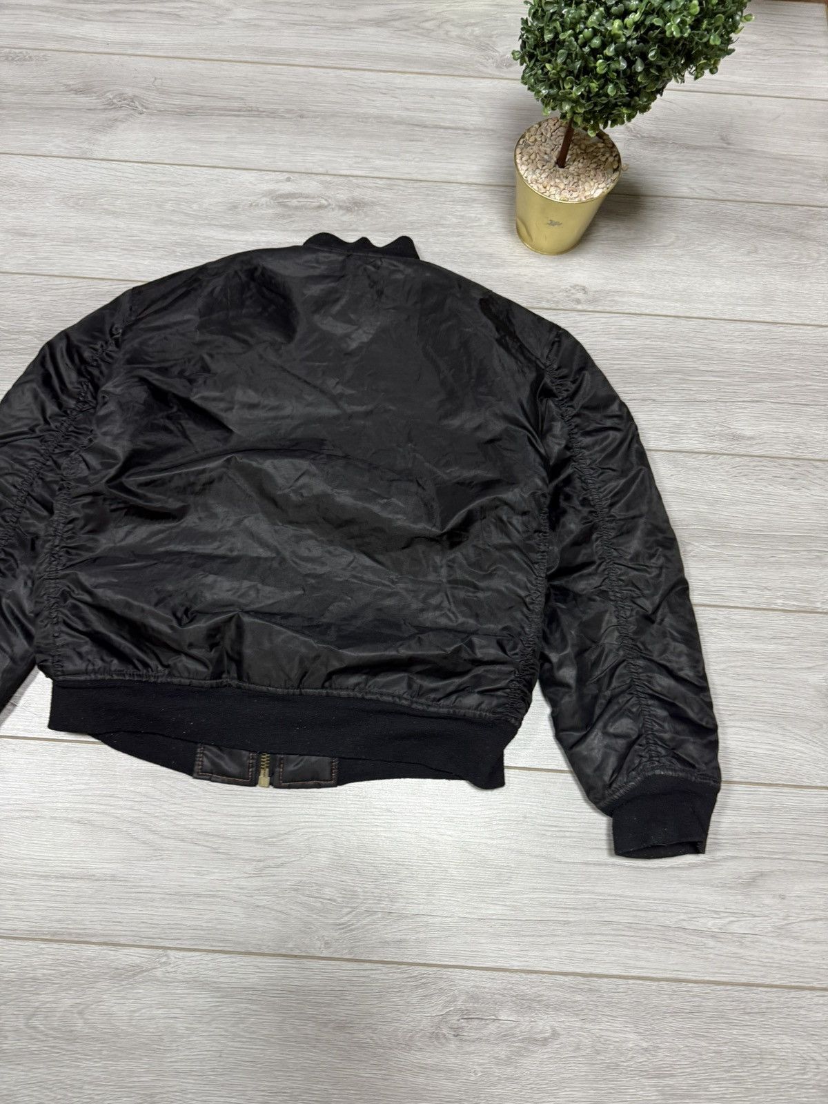 Aeronautica Militare MA-1 vintage mil tec USA shimmering bomber jacket zip Size US M / EU 48-50 / 2 - 9 Thumbnail