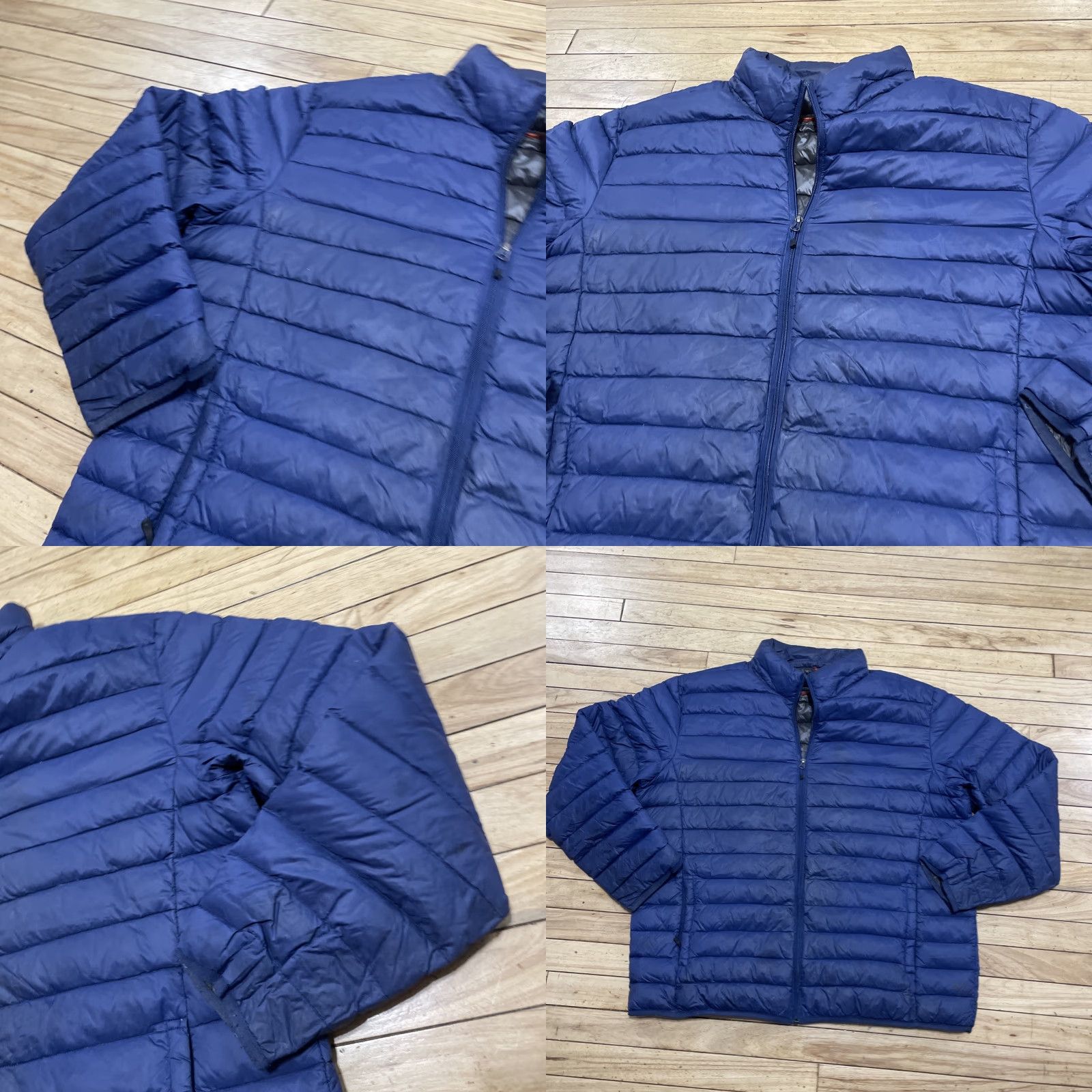 Vintage Hawke & Co Duck Down Puffer Jacket Men 2XL Blue Light Sports Performance Fade Jacket Size US XXL / EU 58 / 5 - 10 Thumbnail