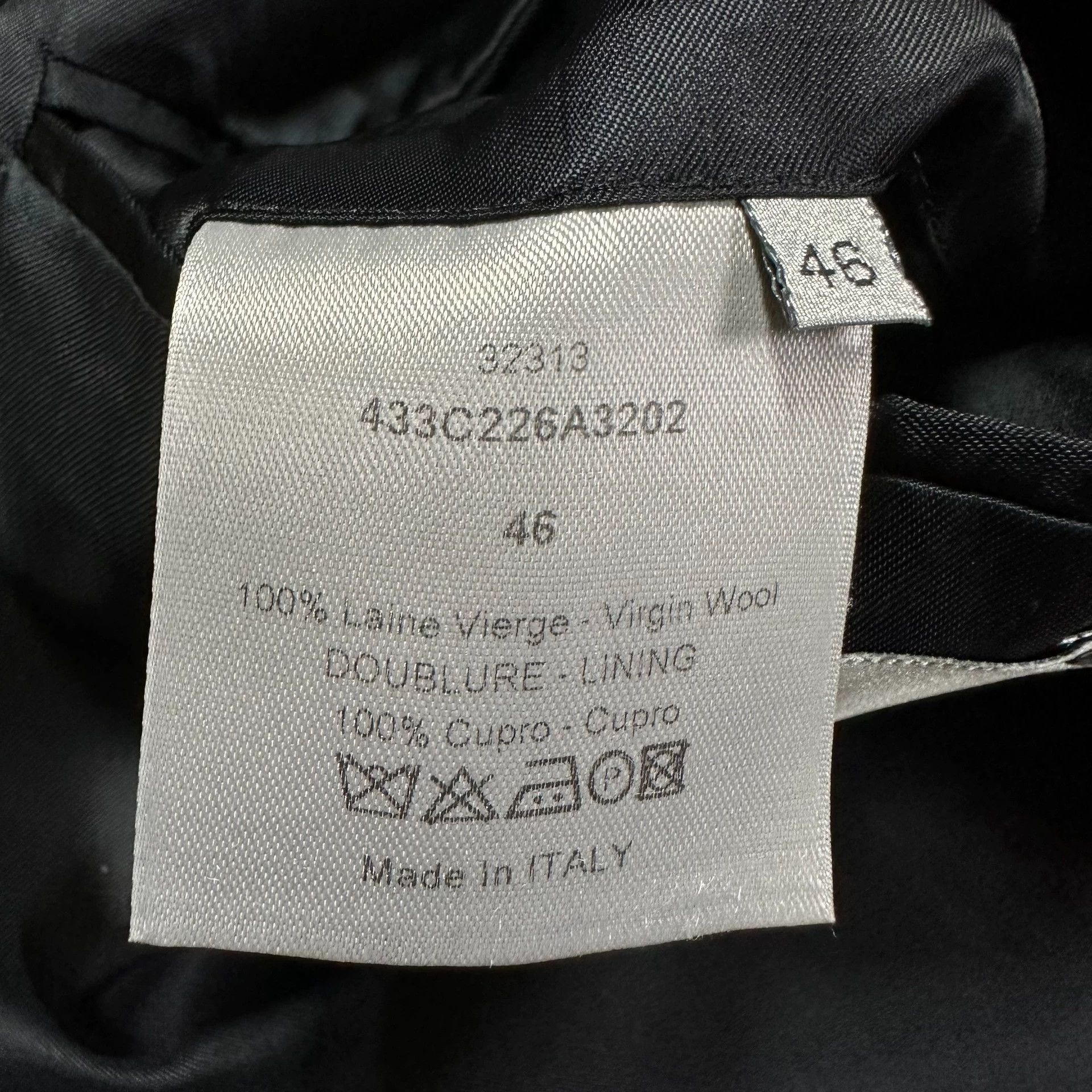 Dior Dior Homme Wool Suit with White Lines Size US M / EU 48-50 / 2 - 5 Thumbnail