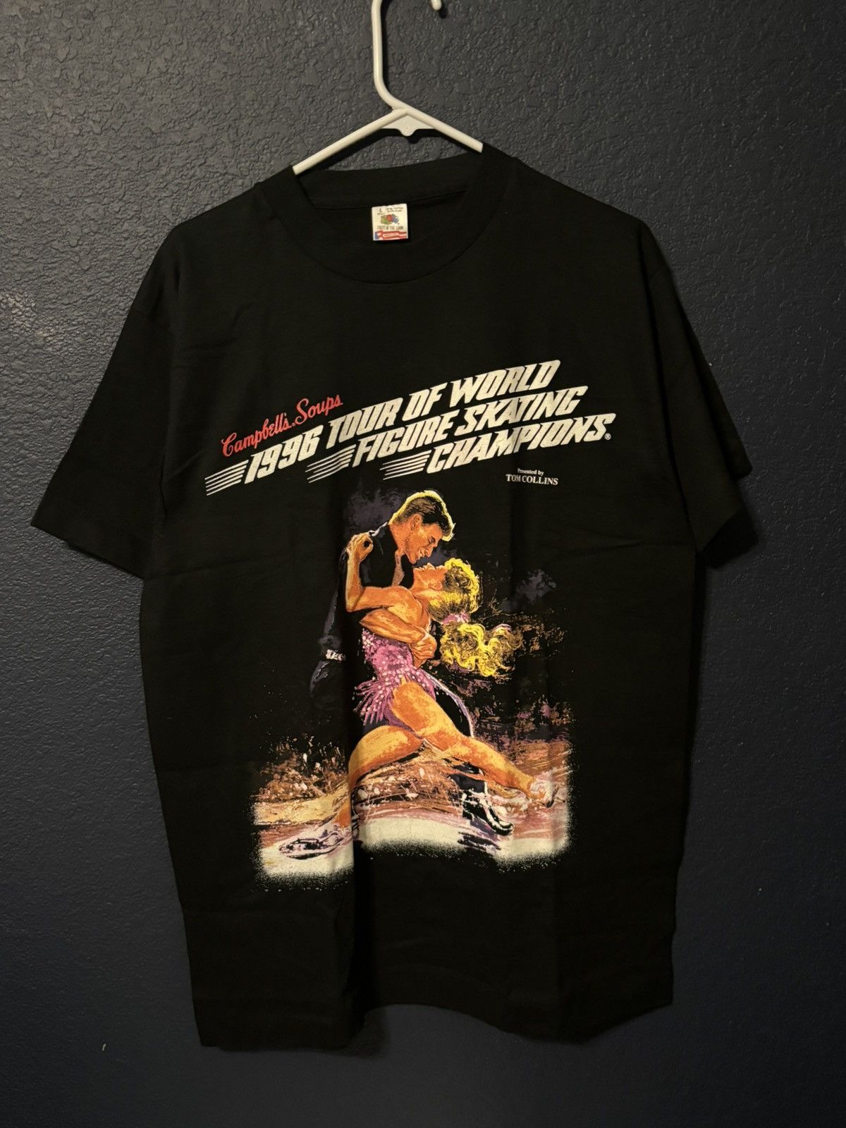 Vintage Vintage 1996 Figure Skating Graphic Tee Size US L / EU 52-54 / 3 - 1 Thumbnail