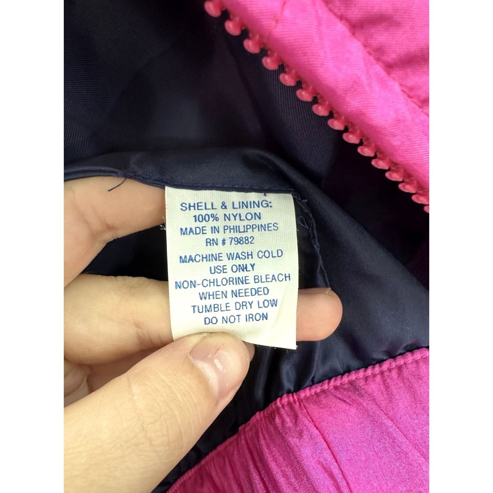 Pinko Wind Breakers Sports Womens Windbreaker Zip Up Pink XS? (Original Size M) VTG Size M / US 6-8 / IT 42-44 - 7 Thumbnail