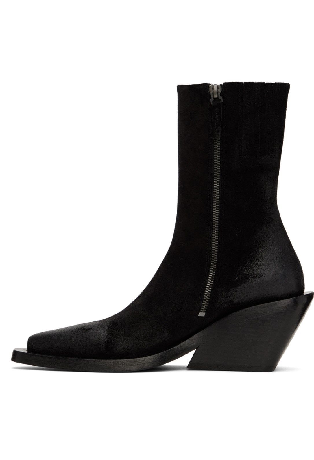 Marsell Black Gassetto Ankel Boots Size US 8 / IT 38 - 3 Thumbnail