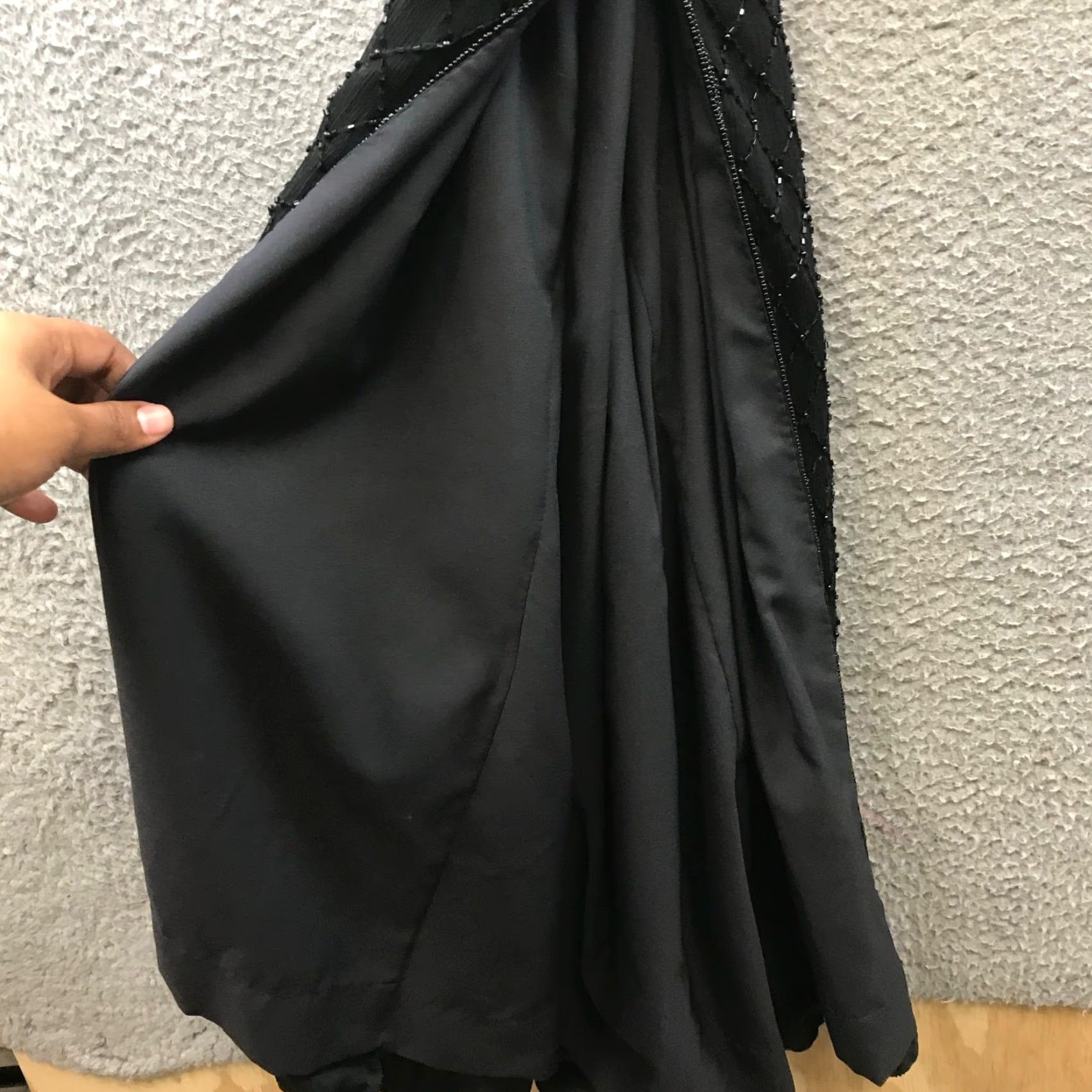 stenay beaded silk dress Vintage Black Beaded Dress with Metallic Sequins by Stenay  Ragstock