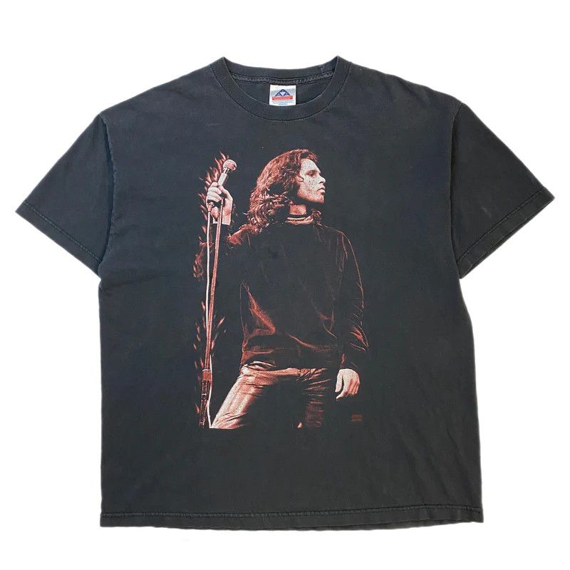 image of The Doors Jim Morrison Tee in Black, Men's (Size XL)
