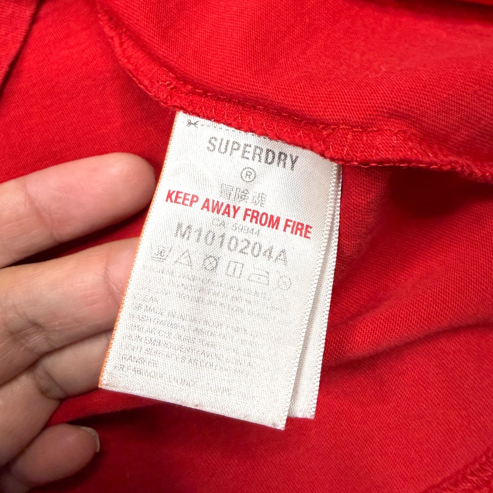 Superdry Superdry T Shirt Men's L Red Short Sleeve Crew Neck Cotton Casual Tee Size US L / EU 52-54 / 3 - 7 Thumbnail