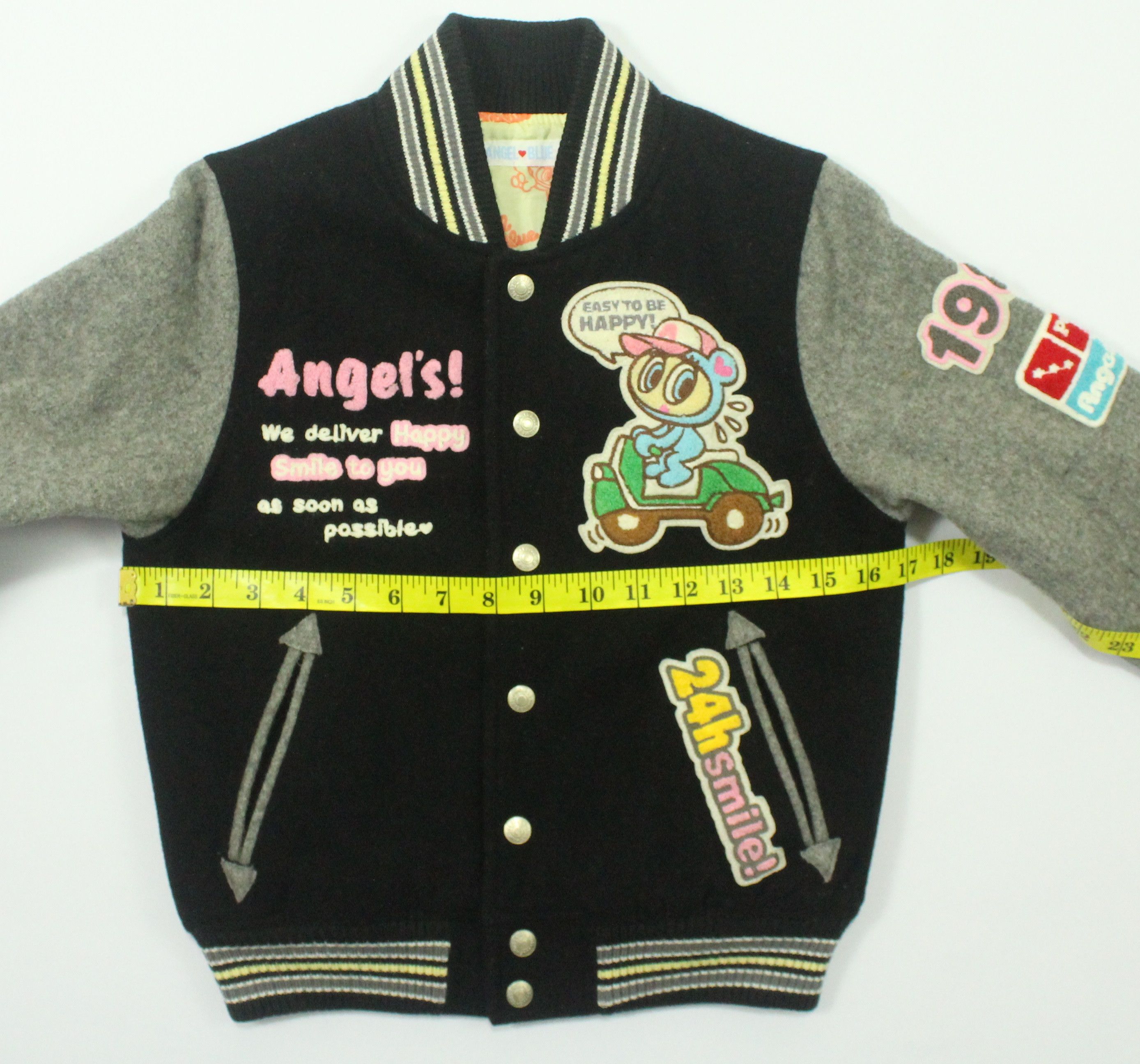 Angel Blue Vintage ANGEL BLUE Jacket Varsity Bombers Size S for TWEEN Size US S / EU 44-46 / 1 - 19 Thumbnail