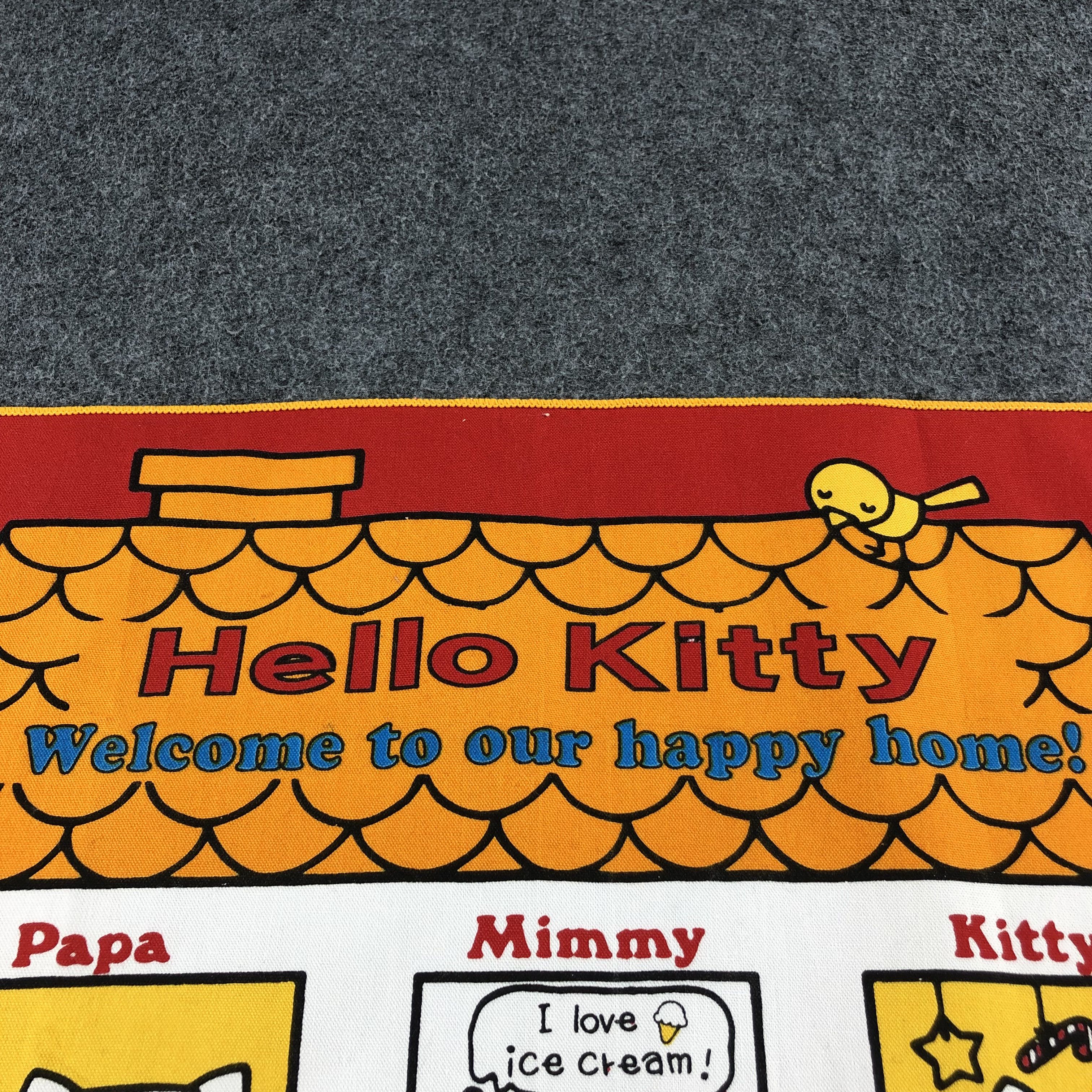 Anime × Japanese Brand × Vintage Hello Kitty Family Handkerchief Neckerchief Bandana X39 Size ONE SIZE - 2 Thumbnail