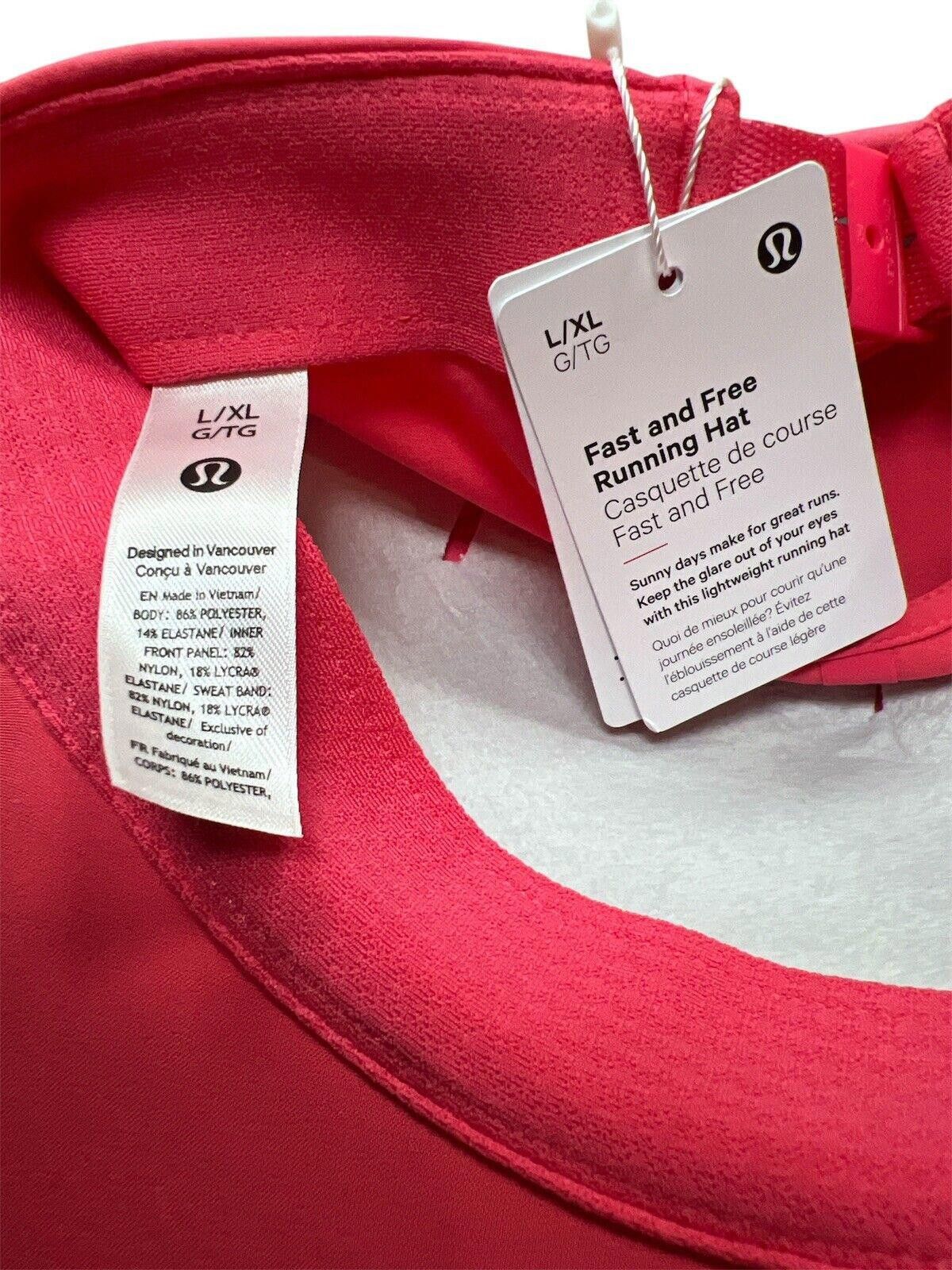 Lululemon Lululemon fast free Run hat L/XL Lightweight unisex Pink Size ONE SIZE - 5 Thumbnail