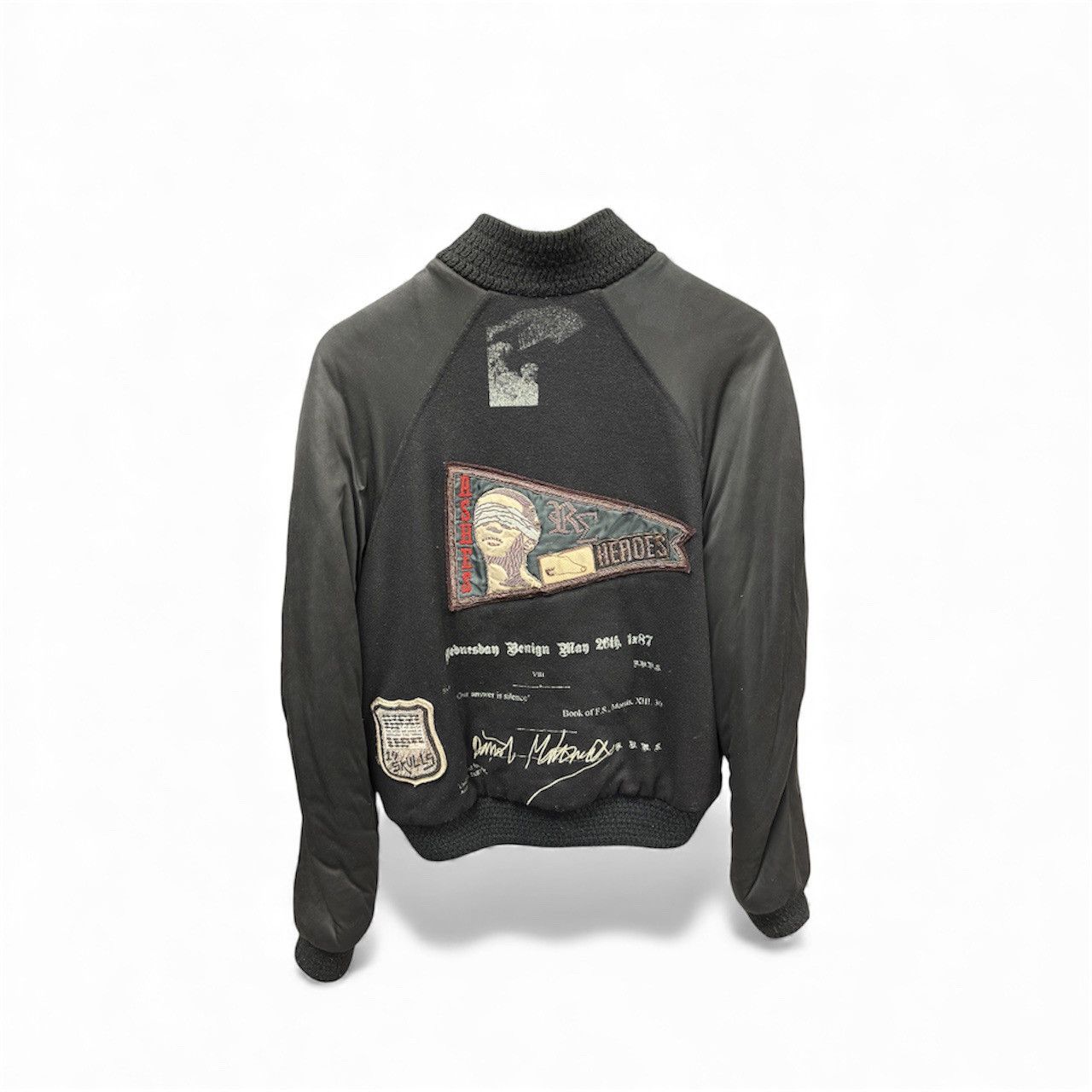 Raf by Raf Simons RAF by Raf Simons AW06-07 ‘Ashes & Heroes’ Varsity Jacket Size US M / EU 48-50 / 2 - 1 Thumbnail