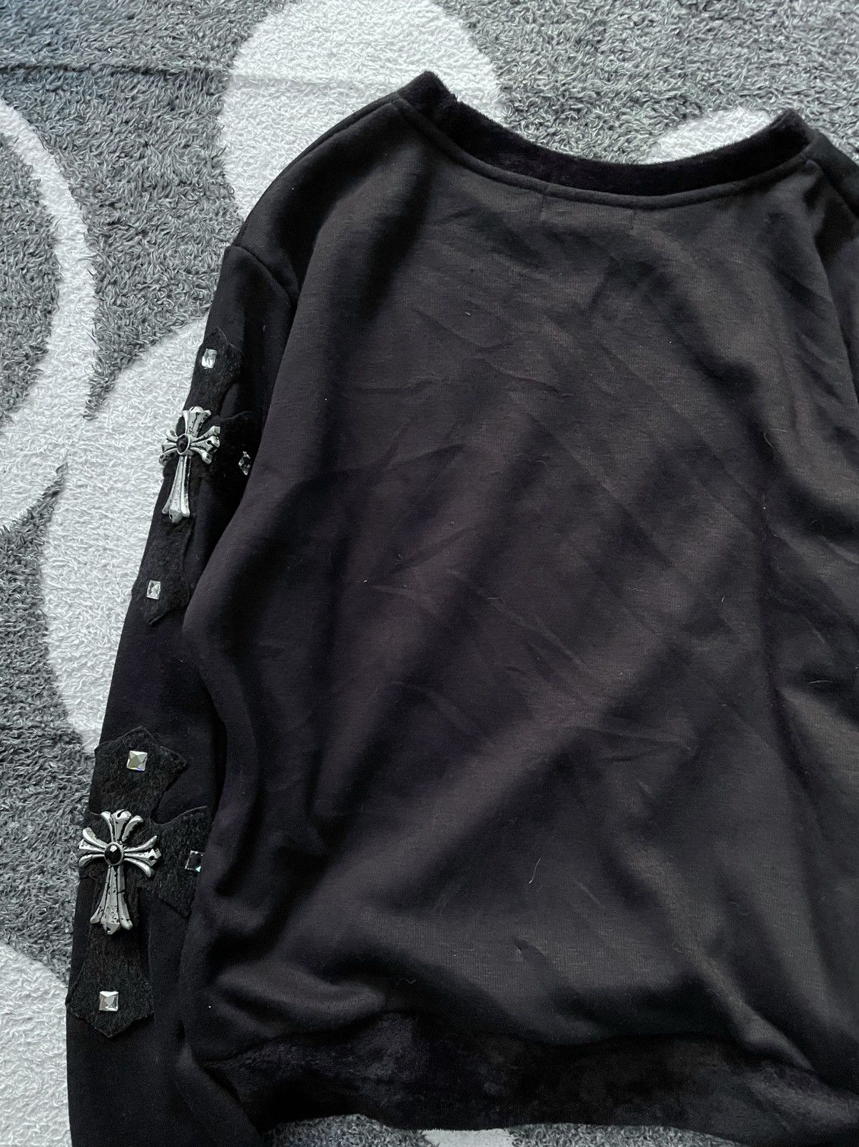 20471120 IRON CROSS SWEATSHIRT FUR MATERIAL Size US M / EU 48-50 / 2 - 13 Thumbnail