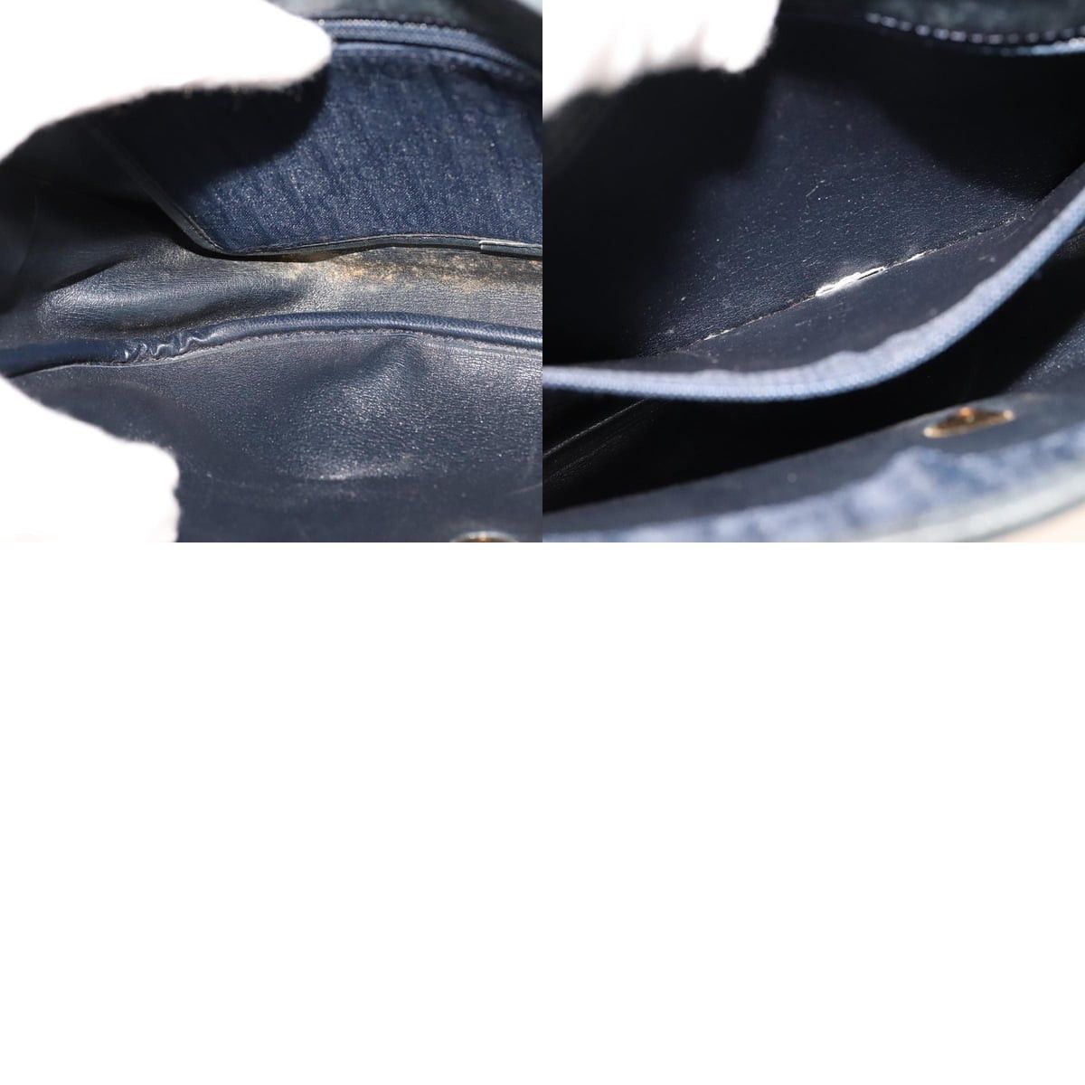 Dior DIOR Trotter Canvas Shoulder Bag Navy Size ONE SIZE - 12 Thumbnail