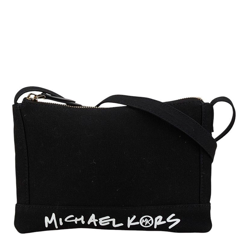 Michael Kors Michael Kors Canvas Shoulder Bag 30S2G01M2C Canvas Crossbody Bag 30S2G01M2C in Black, Women's