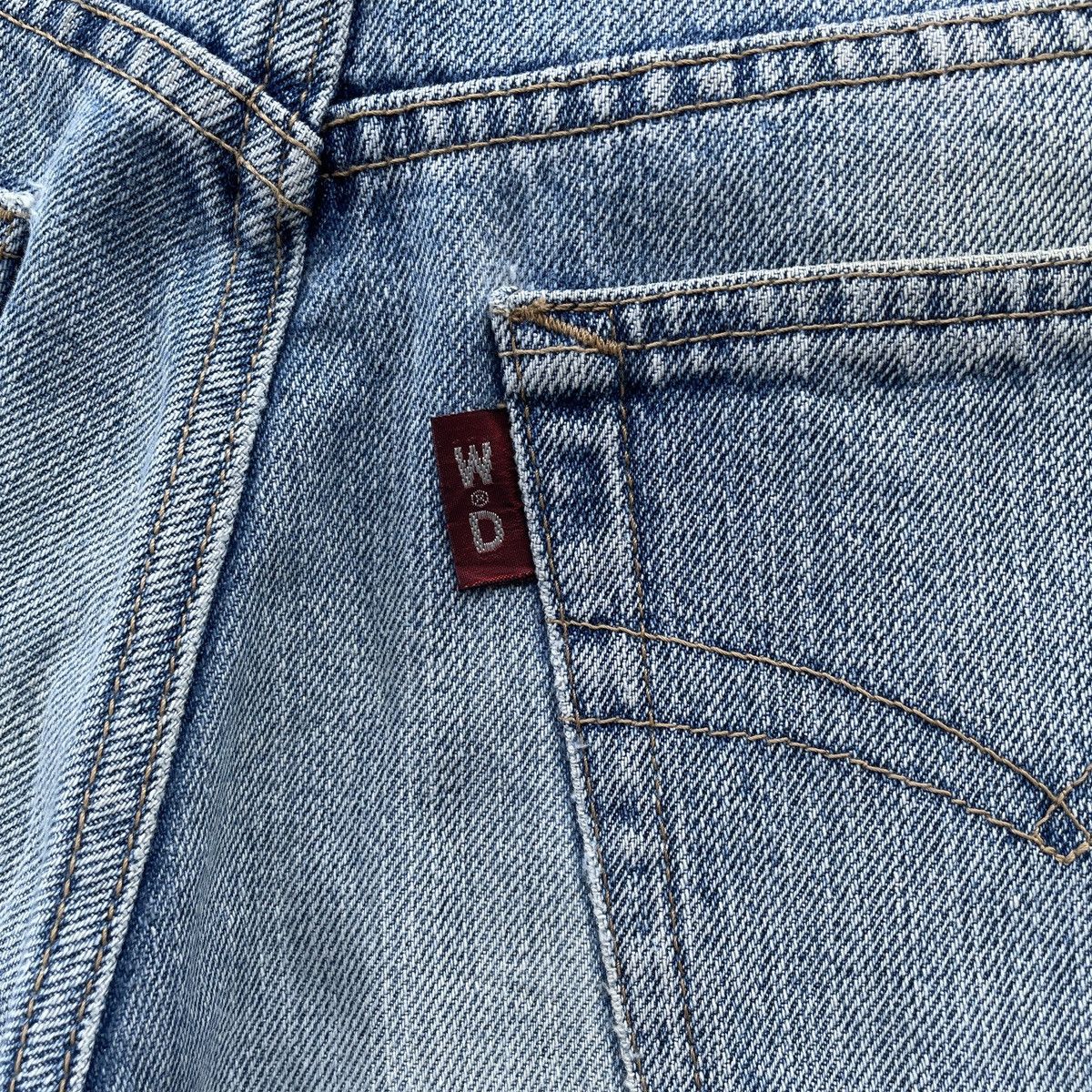 Japanese Brand Vintage Japan Wood Duck Faded Denim Distressed Jeans Pants Size US 28 / EU 44 - 9 Thumbnail