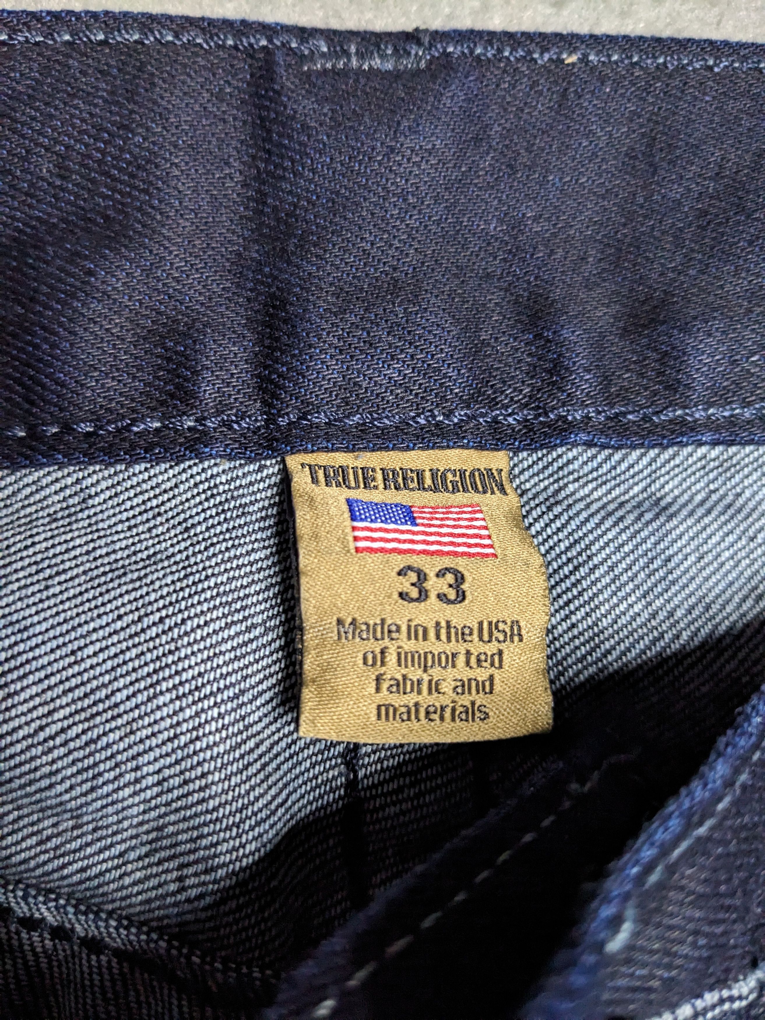 True Religion True Religion Ricky Jeans 34x29 Y2K Whiskered Made USA Size US 34 / EU 50 - 16 Thumbnail