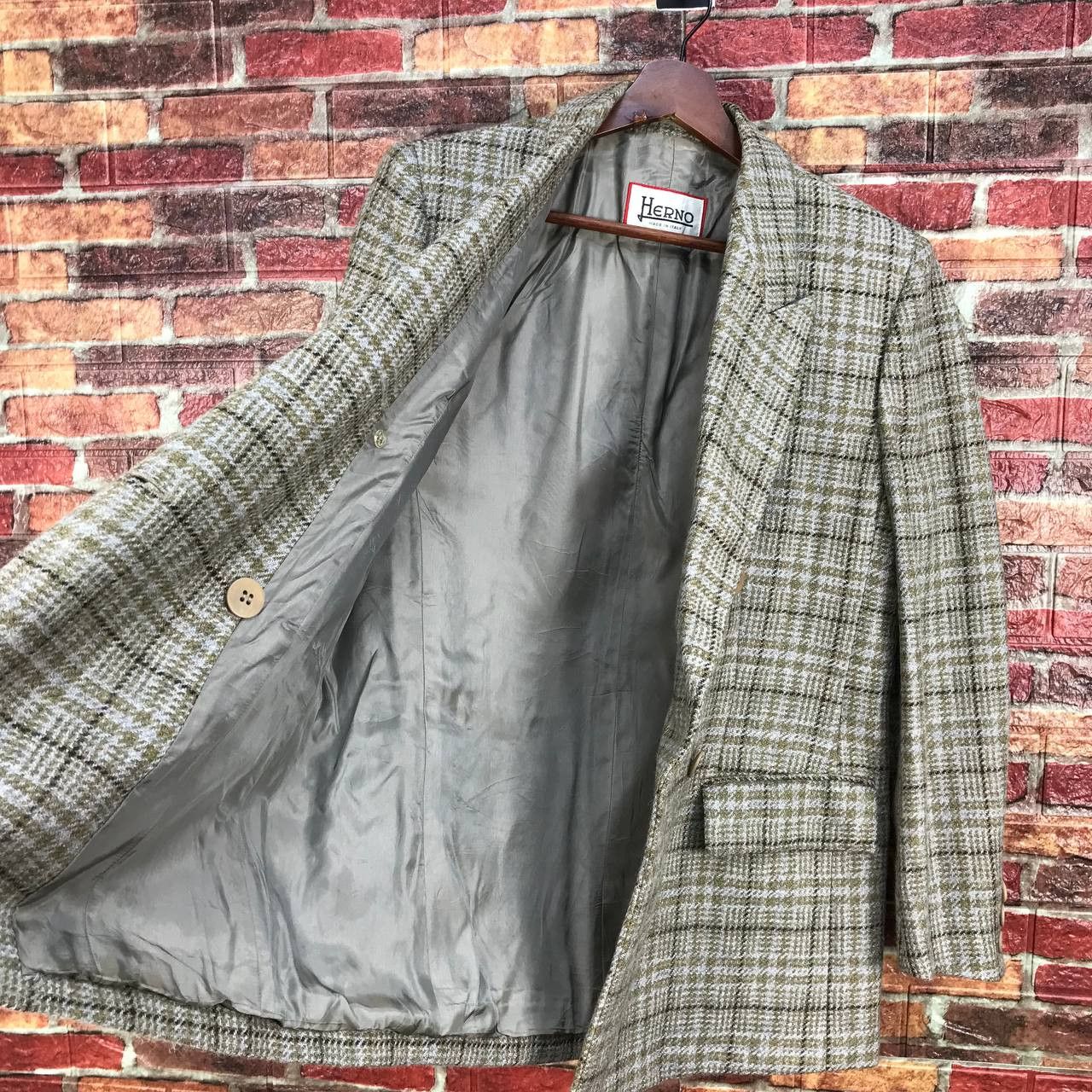 Herno HERNO DOUBLE BREASTED CHECKERED JACKET SIZE 44 MADE ITALY Size US S / EU 44-46 / 1 - 8 Thumbnail