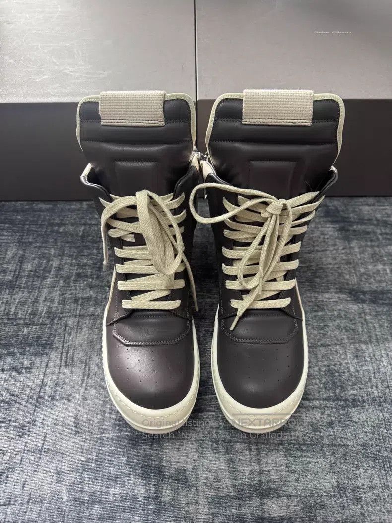 Rick Owens Rick Owens Main Line Black and Grey Inverted Triangle Size US 5 / EU 37 - 2 Thumbnail