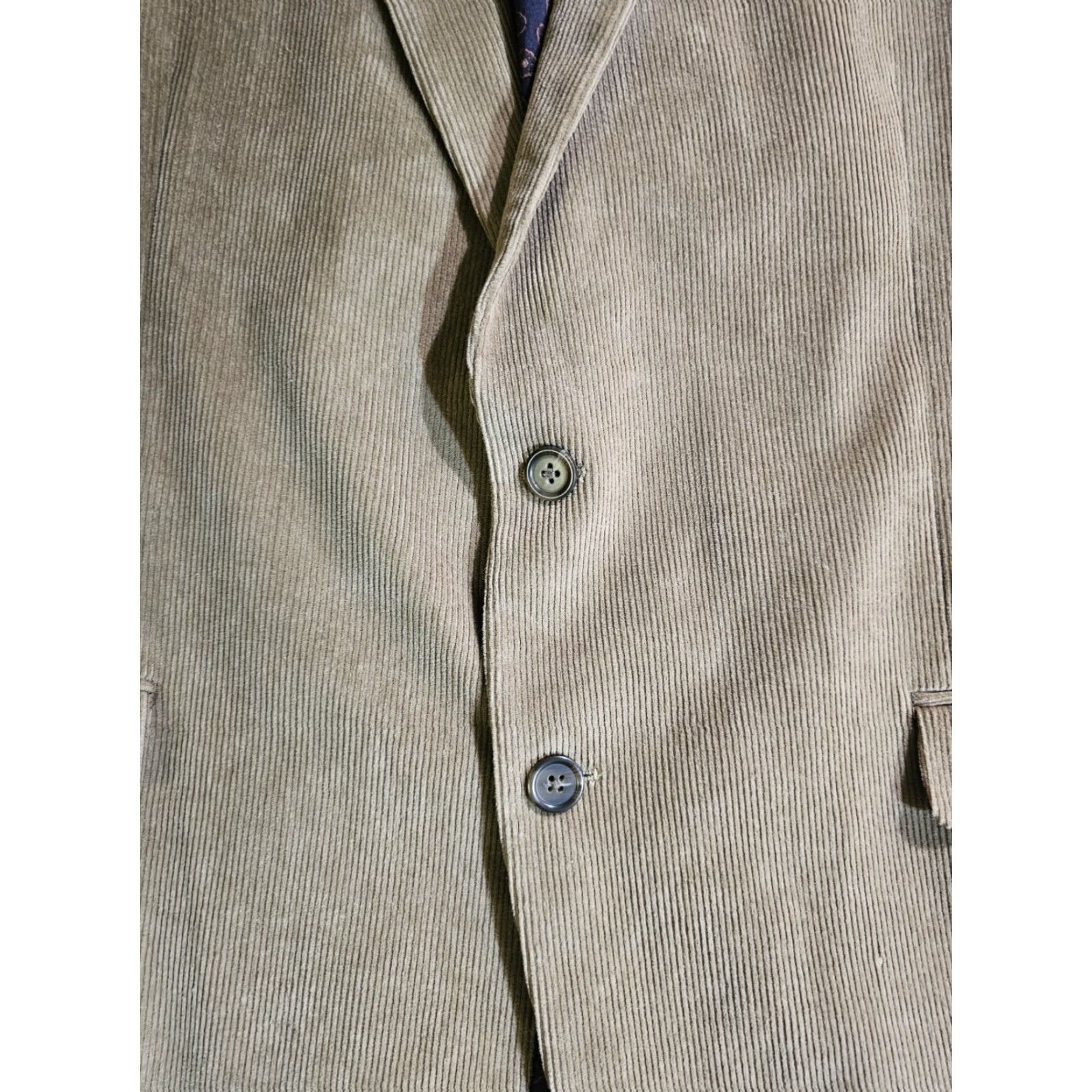 Chaps Chaps Classic Corduroy Blazer w/ Elbow Patches Sports Coat Jacket 2 Button Sz 48 Size 48R - 5 Thumbnail
