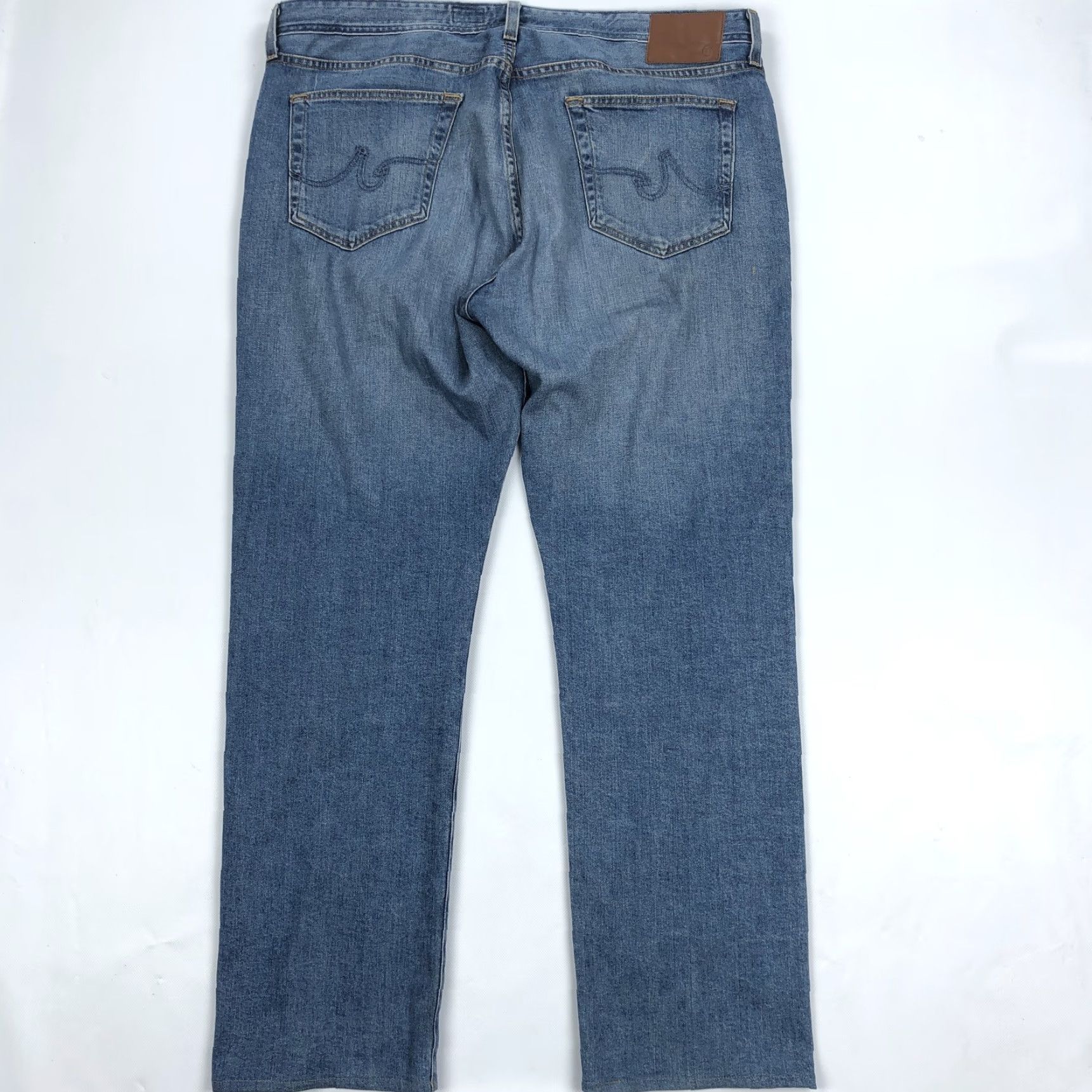 Denime AG Adriano Goldschmied The Graduate Jeans 40x32 Tailored Slim Straight Denim Blue Mens Size US 40 / EU 56 - 2 Thumbnail