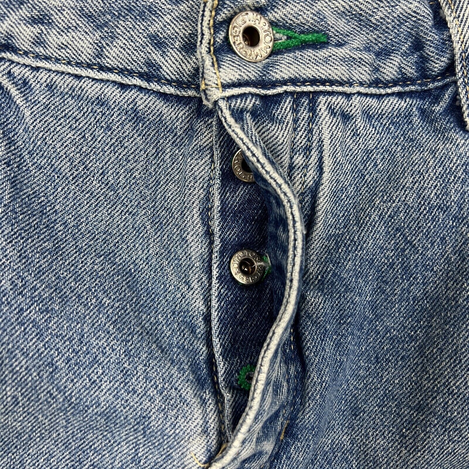 Tommy Hilfiger × Vintage Vintage 90s Tommy Hilfiger Jeans 32x29 Straight Denim Pants Size US 32 / EU 48 - 6 Thumbnail