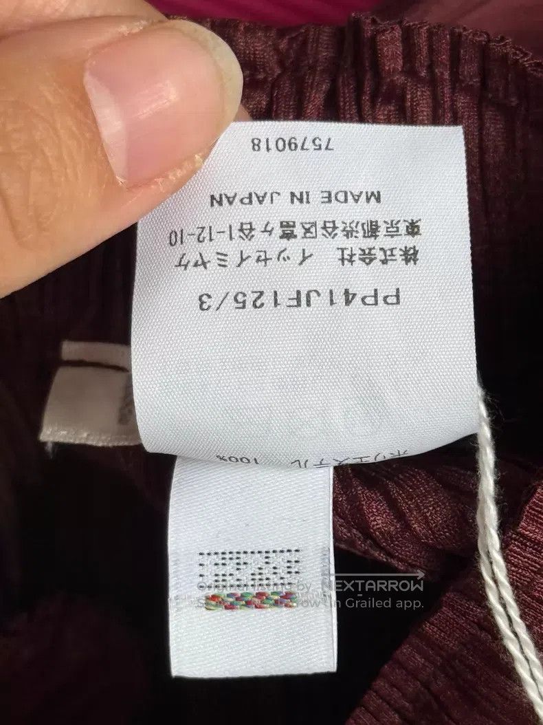 Issey Miyake Issey Miyake size:3 Burgundy Pants Size 31" - 7 Thumbnail