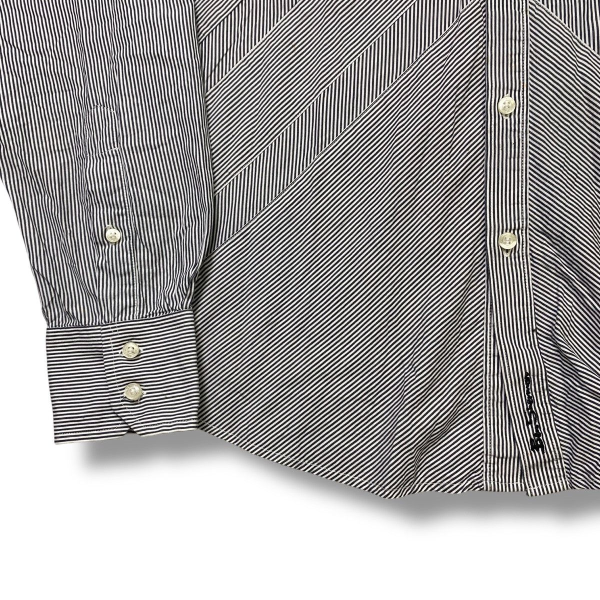 Ben Sherman Vintage Ben Sherman Striped UK flag button up shirt Size US L / EU 52-54 / 3 - 6 Thumbnail