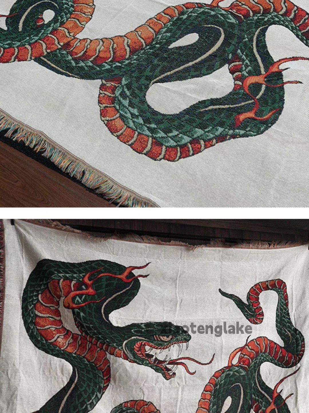 Designer × Japanese Brand × Vintage Utility tattoo punk grunge pattern graphic blanket tapestry Size ONE SIZE - 5 Thumbnail
