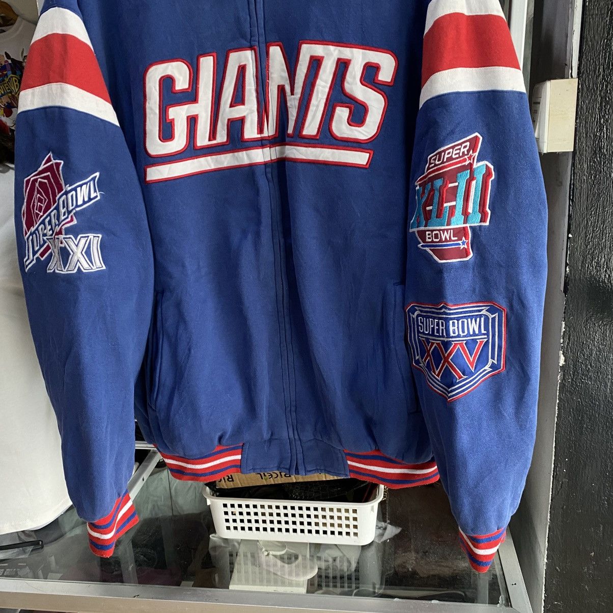 NFL New York Giants Super Bowl XLII Champions embroidered jacket Size US L / EU 52-54 / 3 - 5 Thumbnail