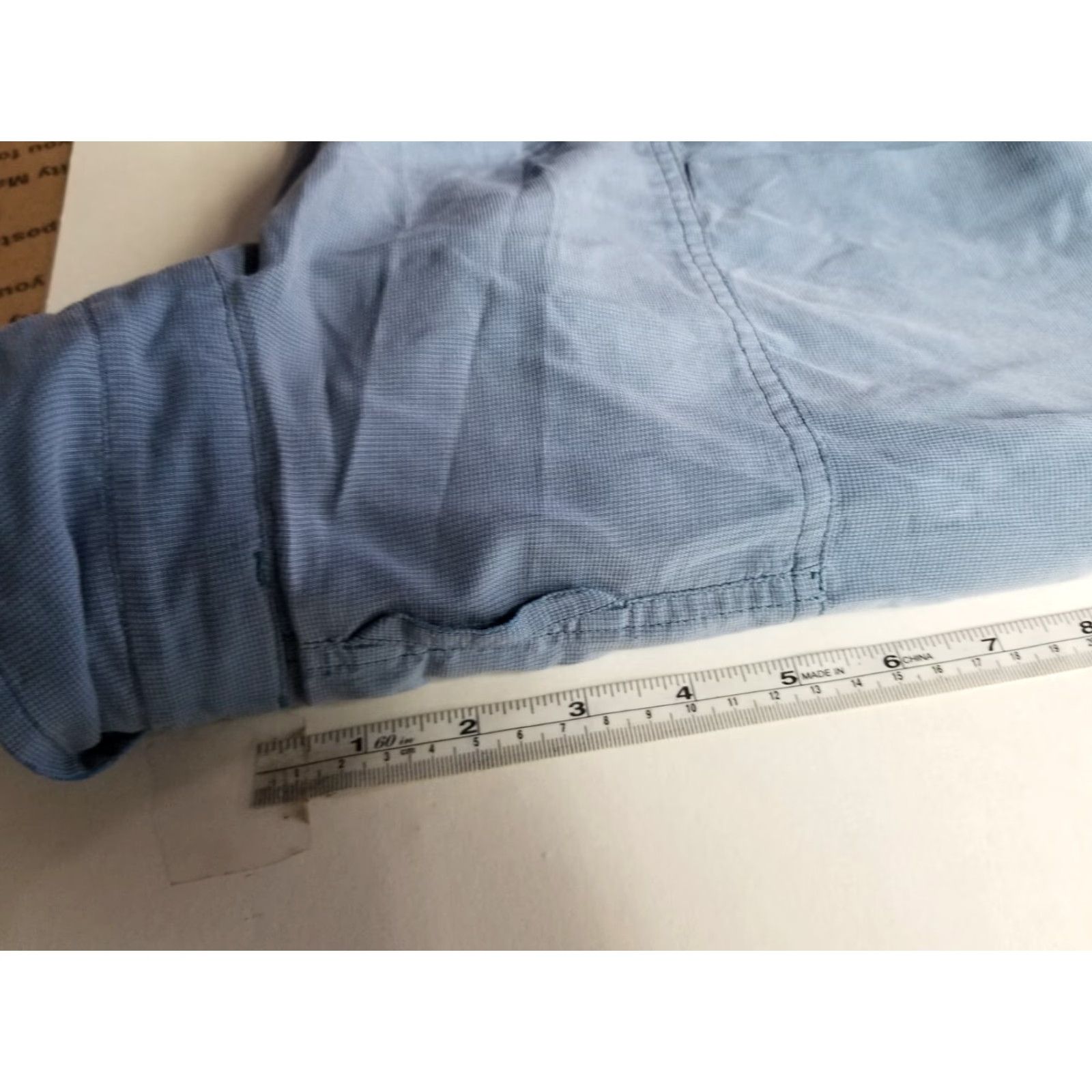 The North Face The North Face Mens Blue Short Sleeve Button-Up Size Medium Size US 31 - 5 Thumbnail
