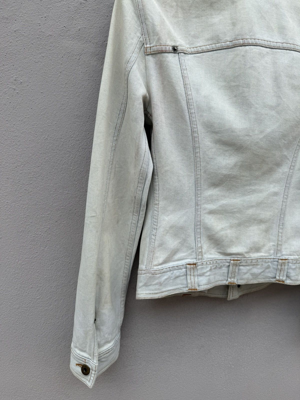 Dolce & Gabbana Dolce & Gabbana Acid Wash Denim Trucker Jacket Size S / US 4 / IT 40 - 14 Thumbnail