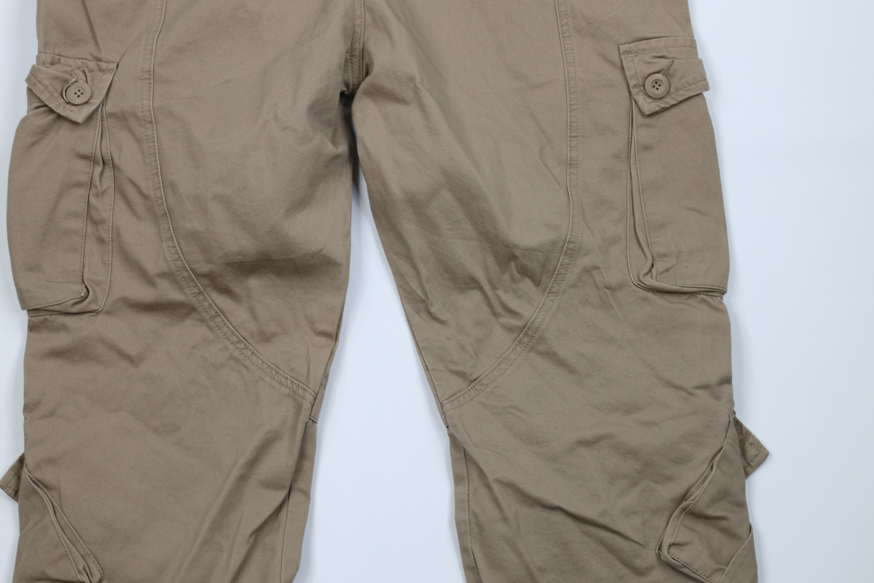 Vintage Vintage 90s Y2K Streetwear Baggy Relaxed Cargo Pants Beige Size US 40 / EU 56 - 12 Thumbnail