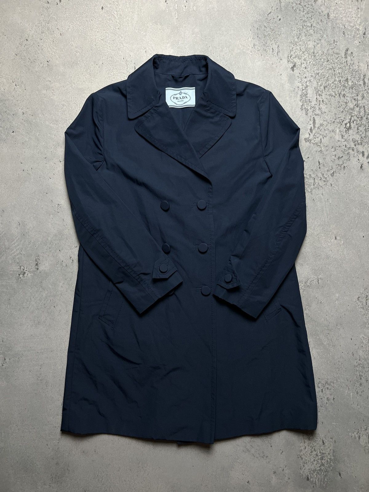 Prada Classic Prada Rain Trench Coat Double-Breasted Rare Blazer Size S / US 4 / IT 40 - 3 Thumbnail